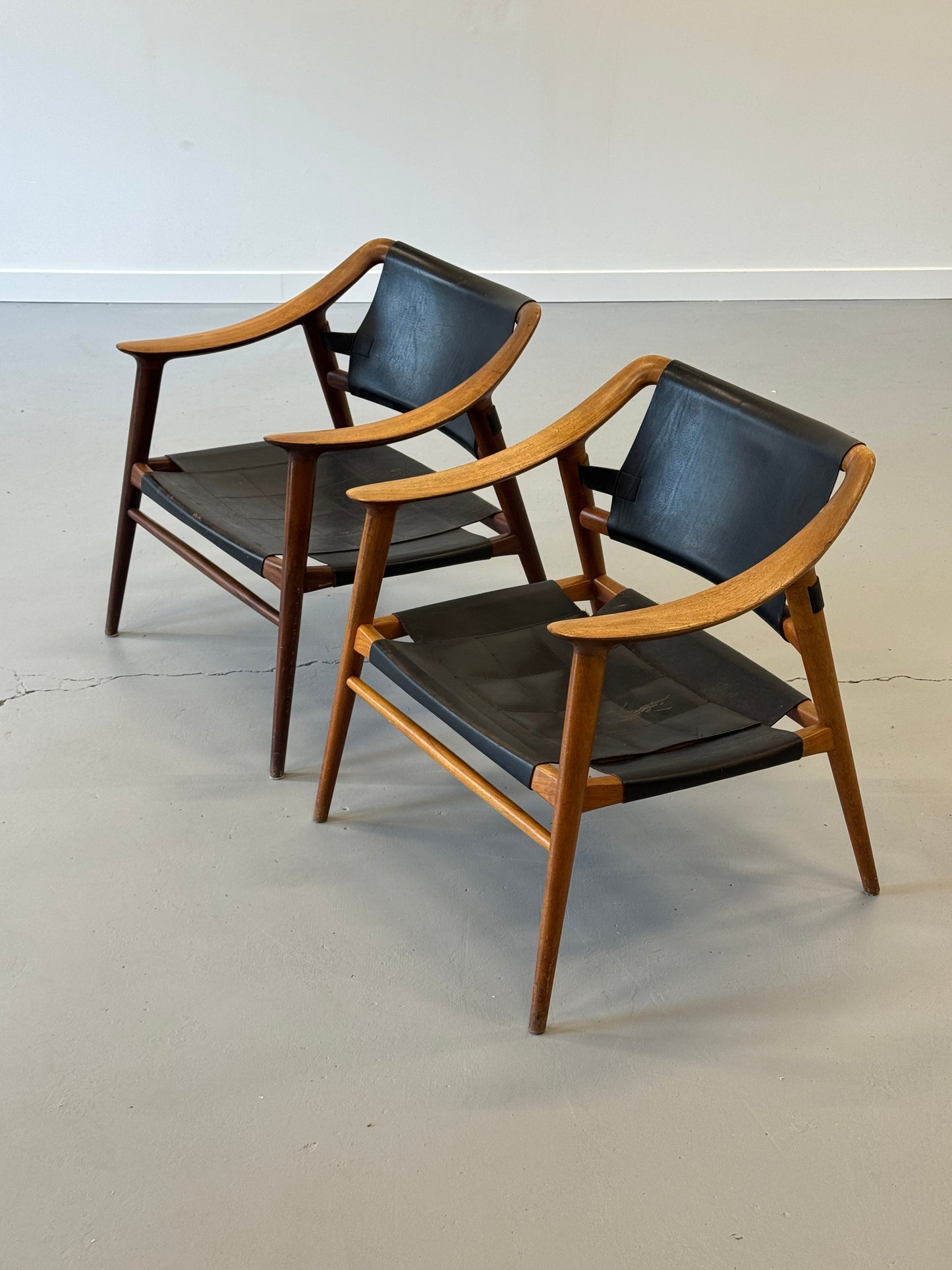 1950s "Bambi" Lounge Chairs Model 56 by Rastad & Relling