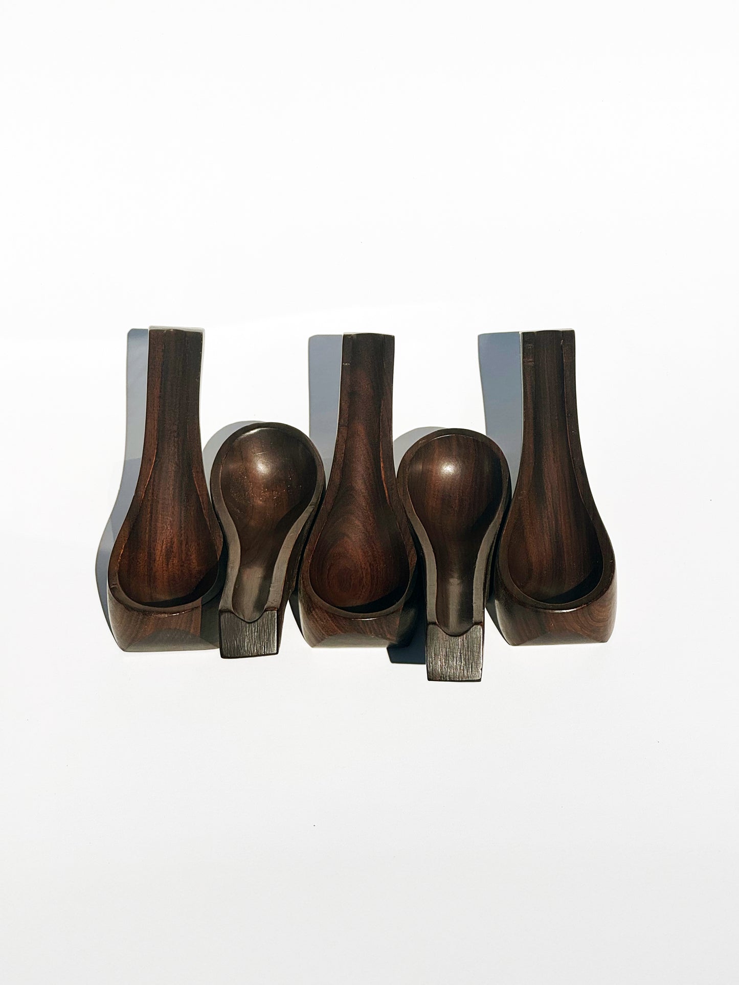 1960s Pipe Stand by Jean Gillon for WoodArt in solid rosewood