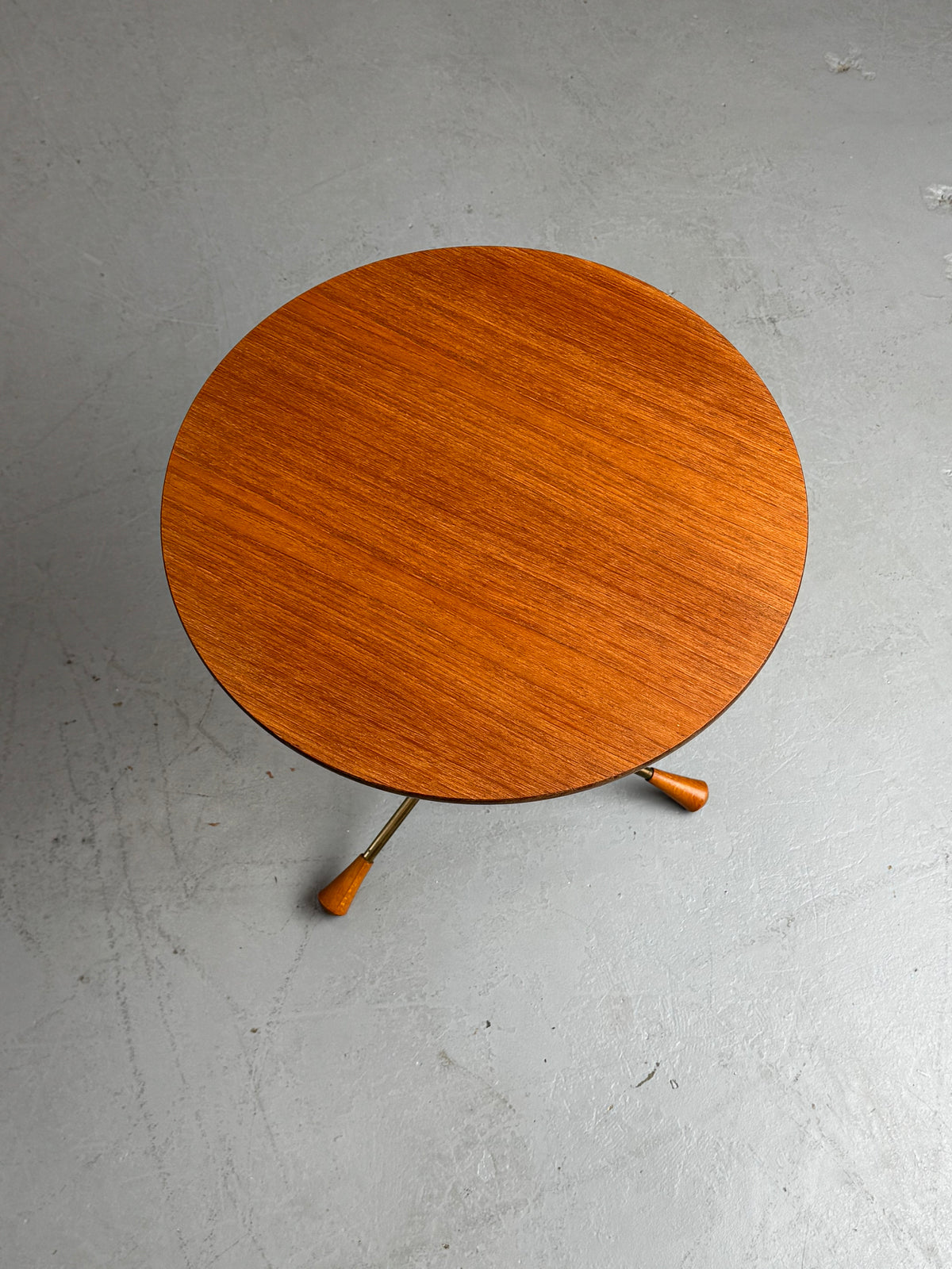 1950s Albert Larsson Model 99 “Albertsbordet” Teak Side Table for Alberts Tibro, Sweden.