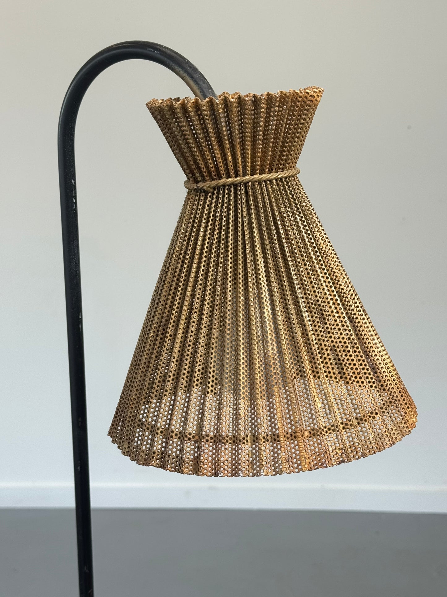 1950s Mathieu Matégot Floor Lamp and Planter, France.