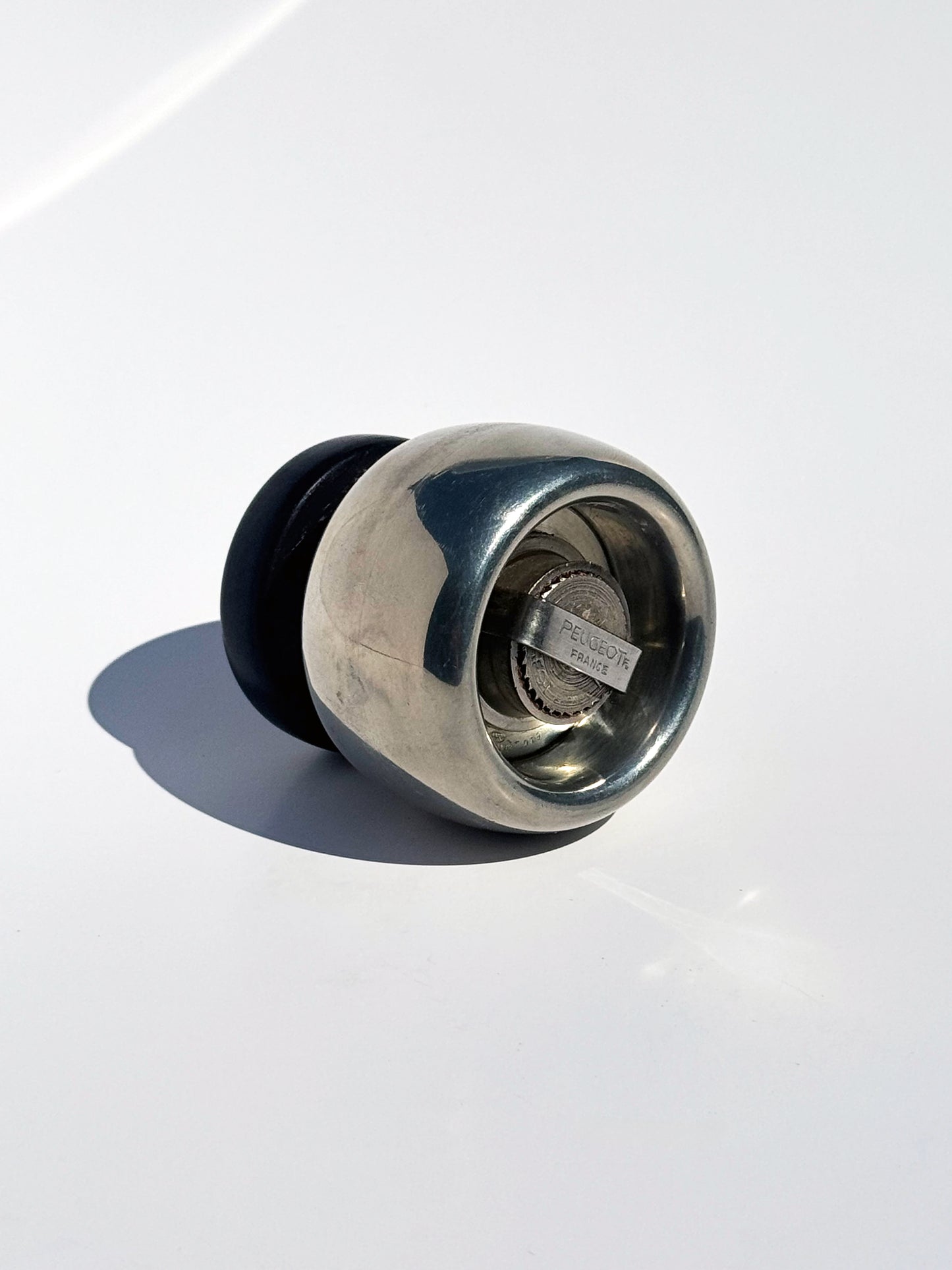 1960s Pepper Mill by Henning Koppel for Georg Jensen in pewter and ebony