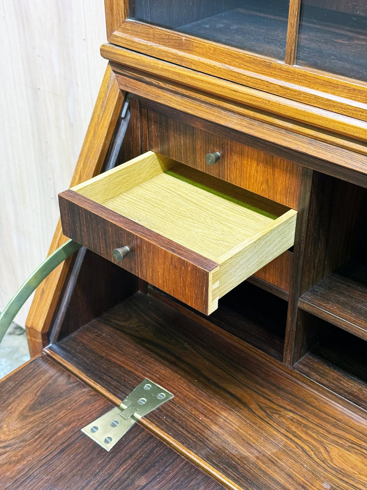 1960s Secretary Bookcase in rosewood