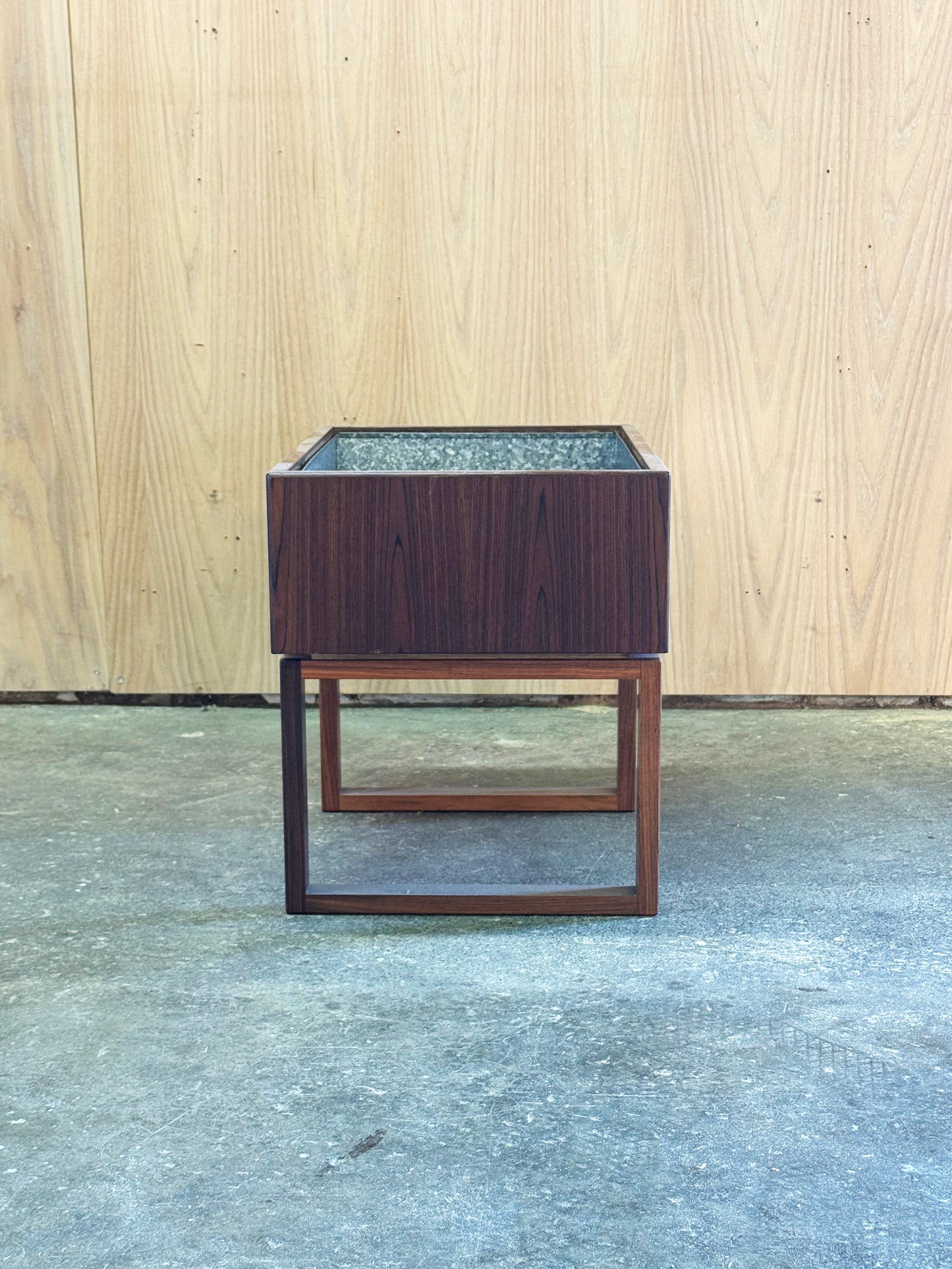 1960s Planter Table by Kai Kristiansen for Salin Mobler in teak and rosewood