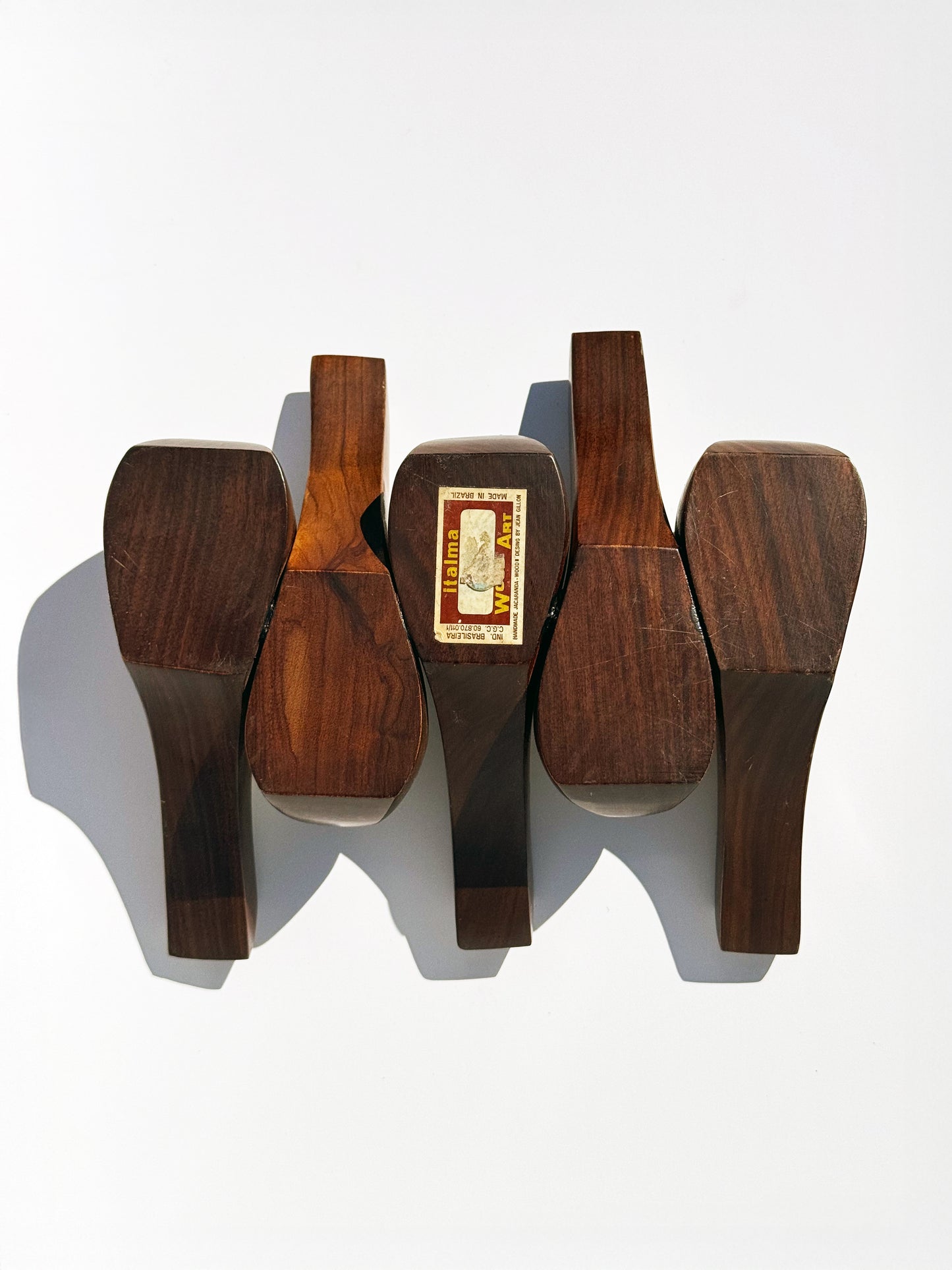 1960s Pipe Stand by Jean Gillon for WoodArt in solid rosewood