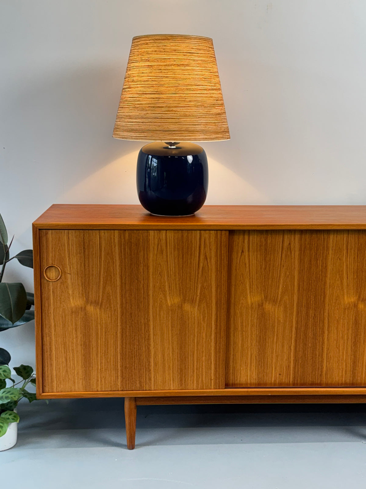 1950s Arne Vodder Model 29A “Triennale” Teak Sideboard for Sibast, Denmark.