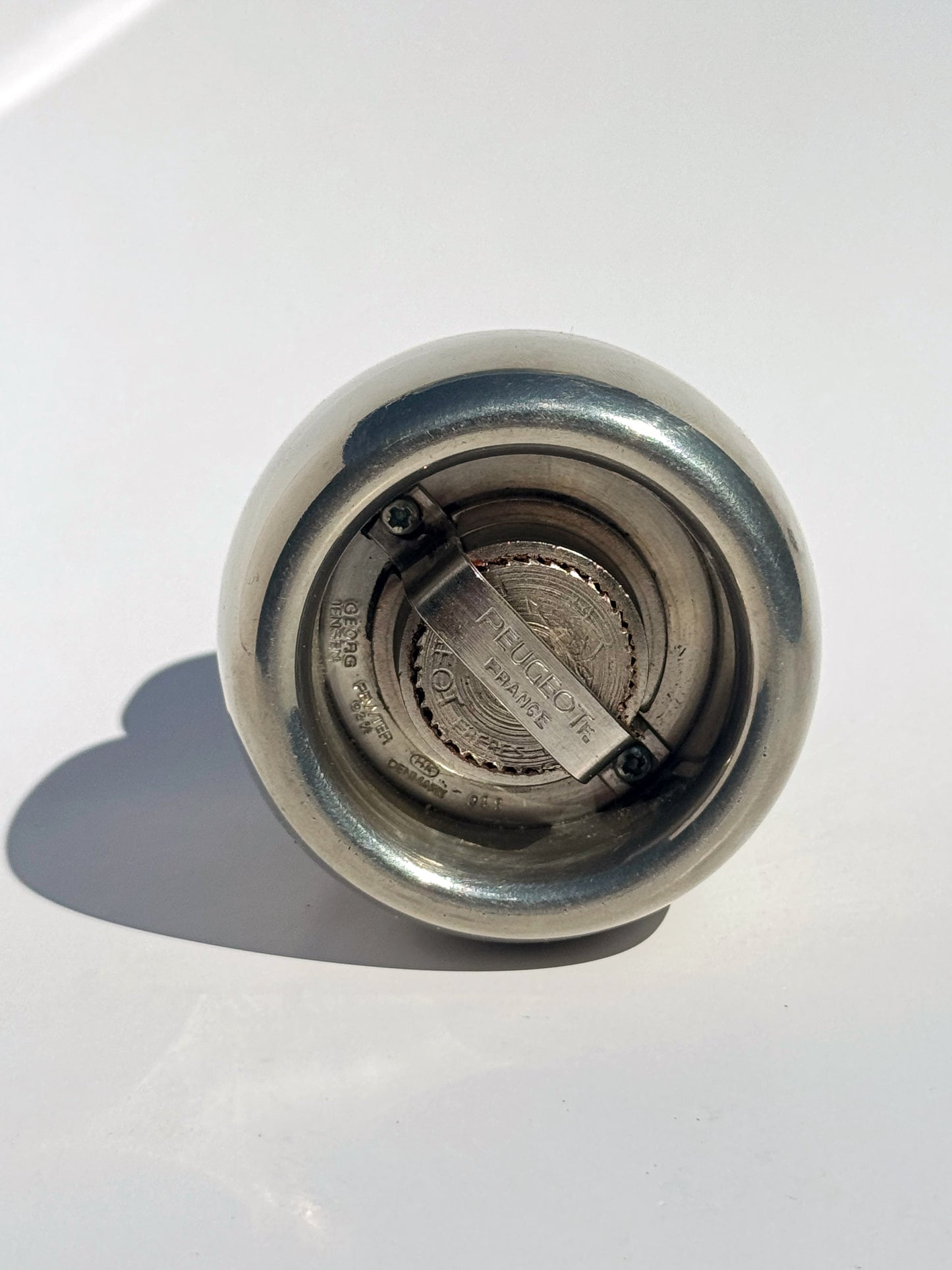 1960s Pepper Mill by Henning Koppel for Georg Jensen in pewter and ebony