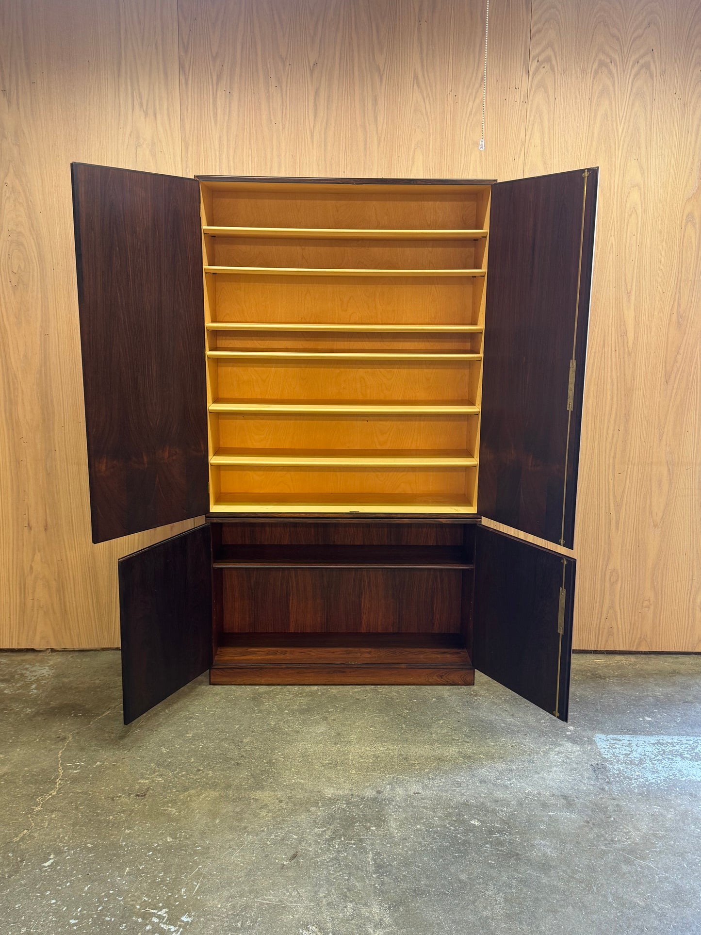1960s Modular Cabinet by Børge Mogensen for Søborg Møbelfabrik in rosewood