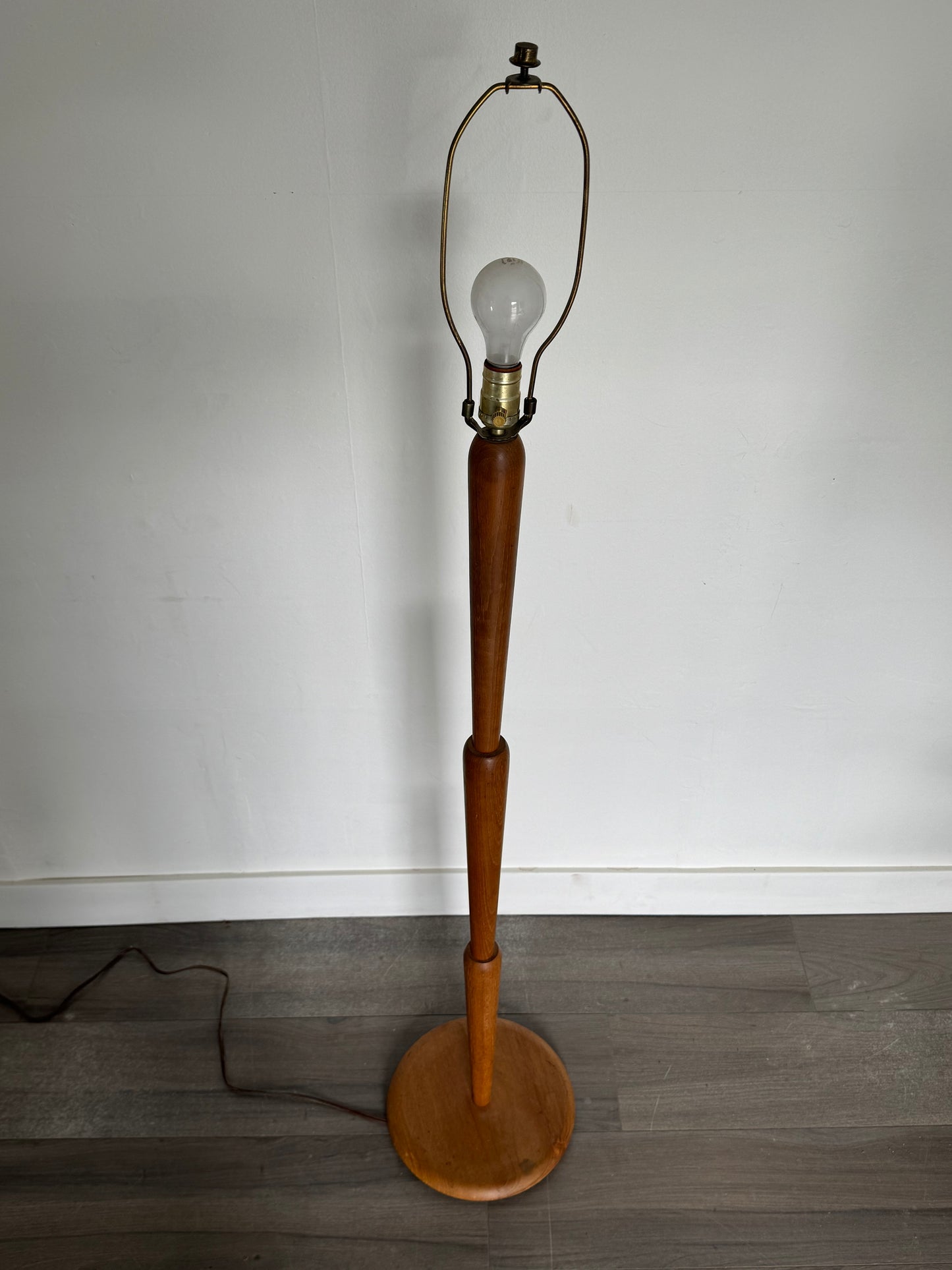 1960s Danish Modern Teak Floor Lamp