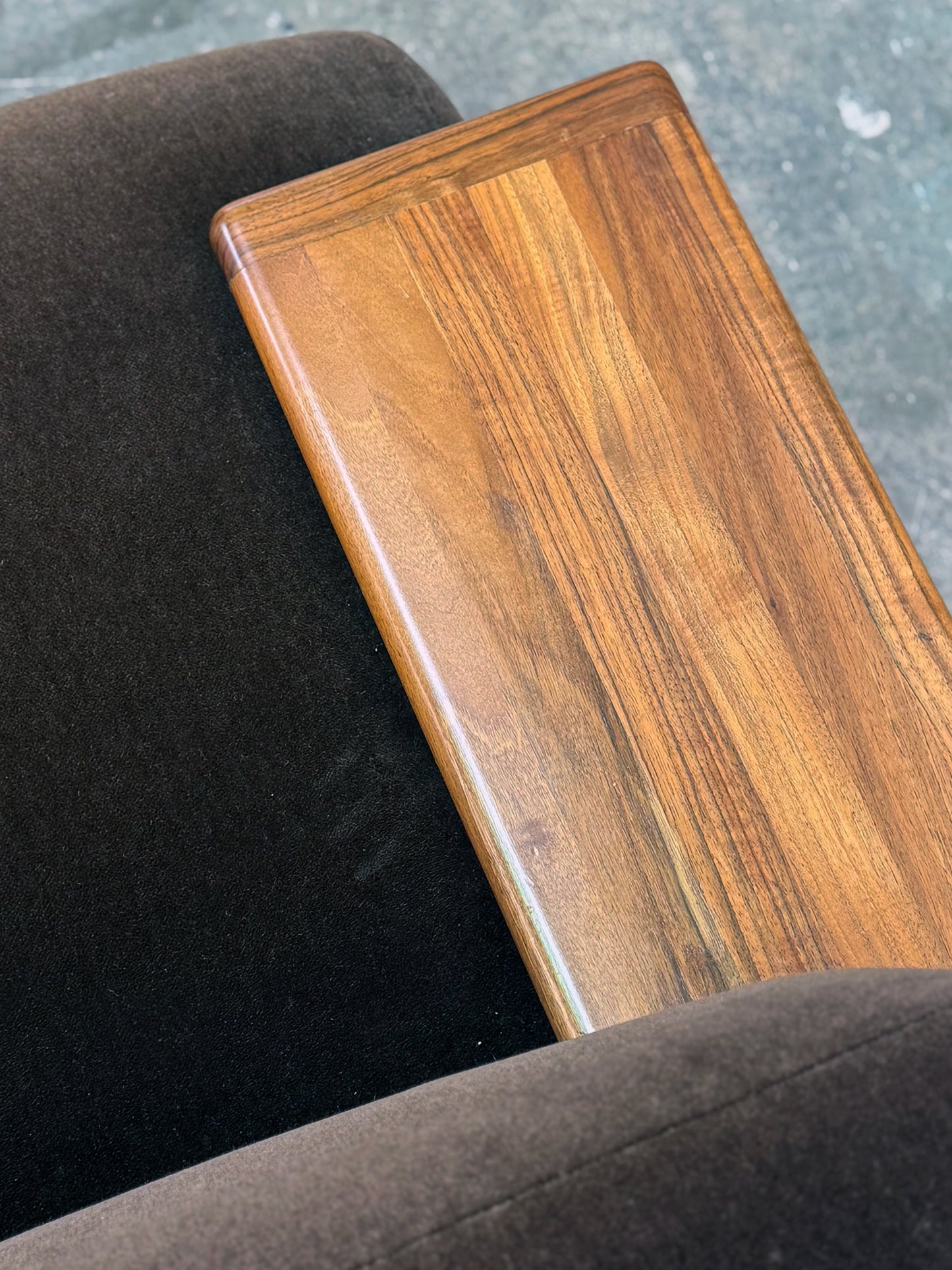 1970s Pianura Lounge Chair by Mario Bellini for Cassina in Italian walnut