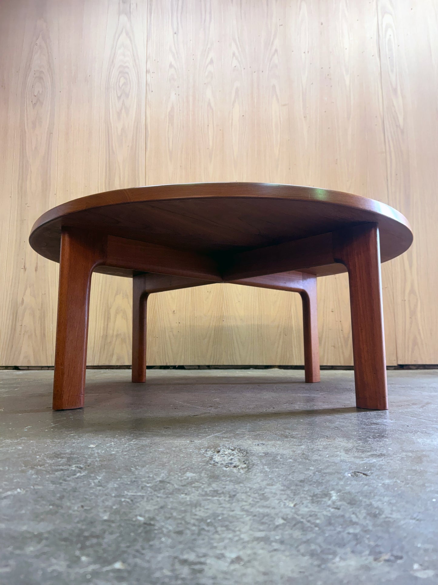 1960s Danish coffee table by Niels Bach in solid teak