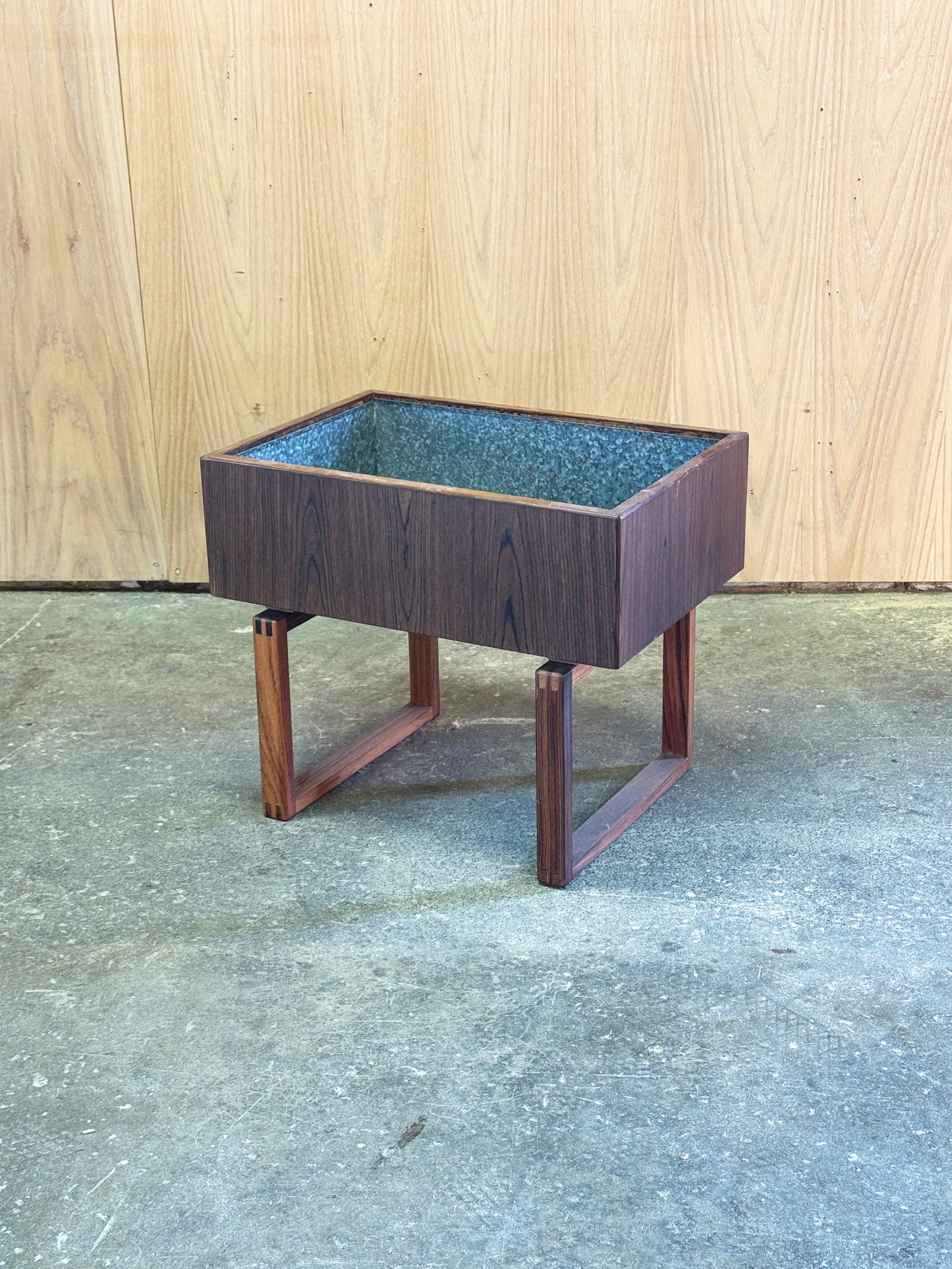 1960s Planter Table by Kai Kristiansen for Salin Mobler in teak and rosewood