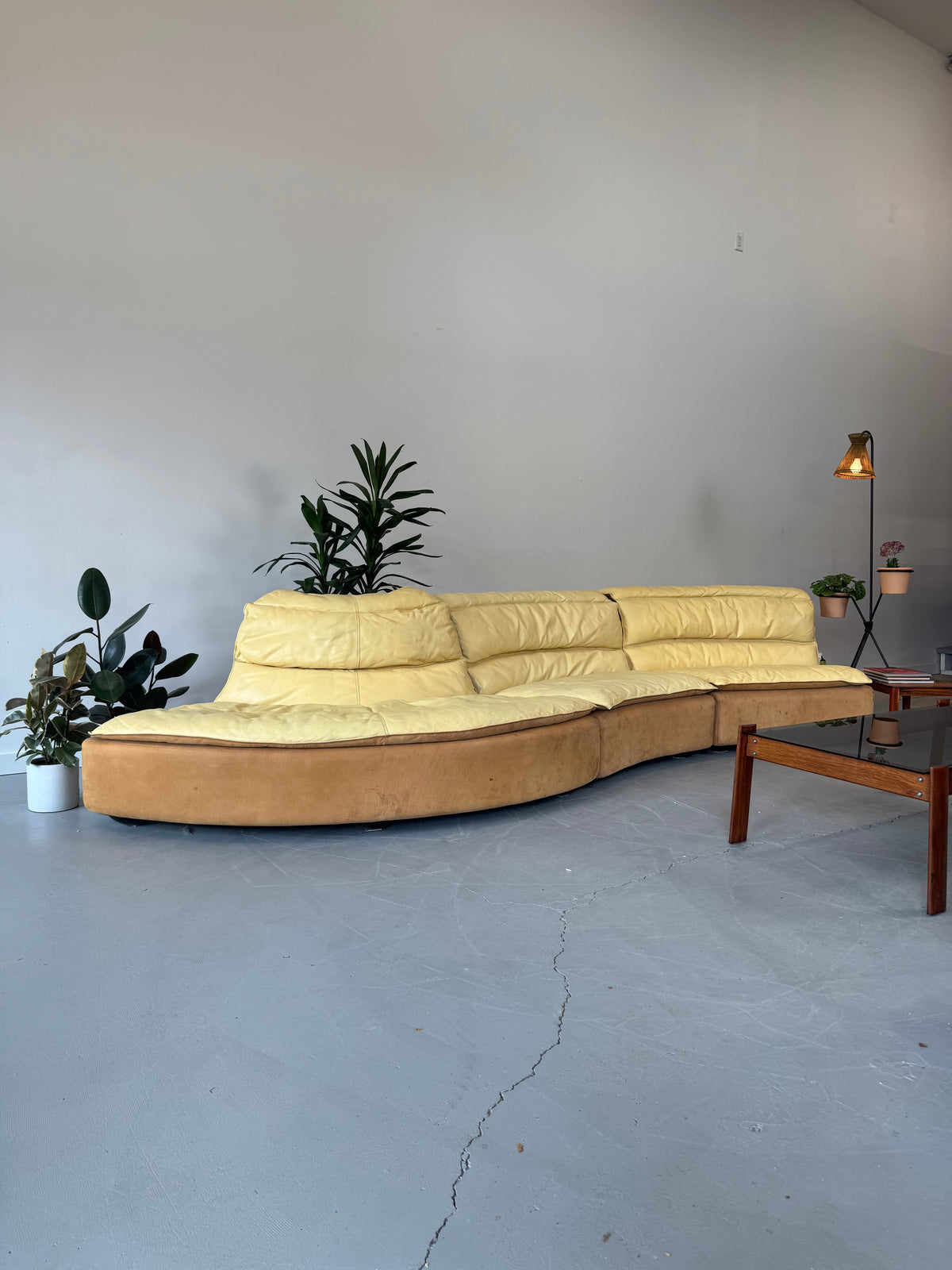1970s Carlo Bartoli “Bogo” Three-Piece Modular Sofa for Rossi di Albizzate, Italy.