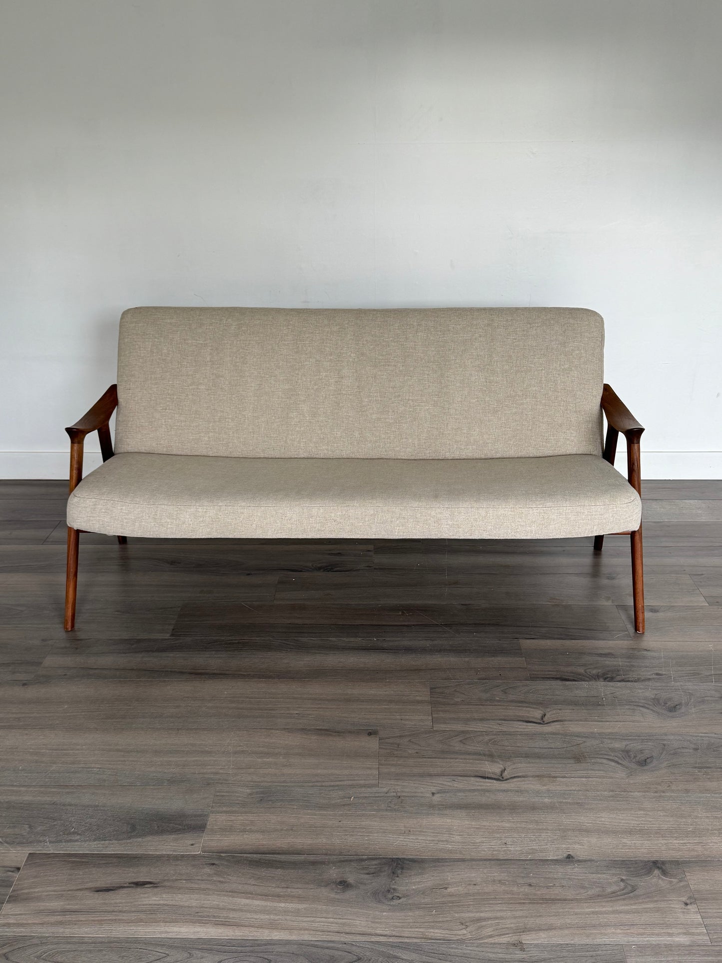 1960s Klarinett Loveseat by Adolf Relling & Rolf Rastad for Gustav Bahus in Solid Teak