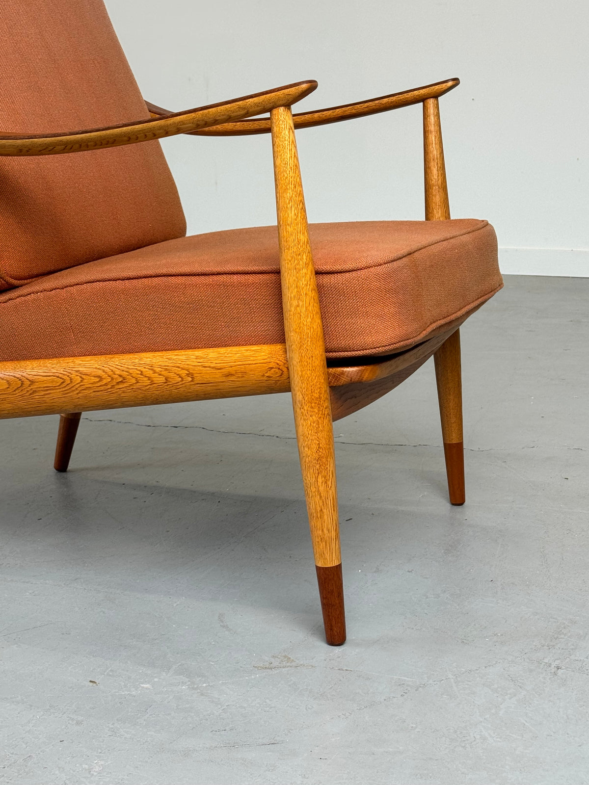 1950s Peter Hvidt & Orla Mølgaard-Nielsen FD 145 Lounge Chair for France & Daverkosen.