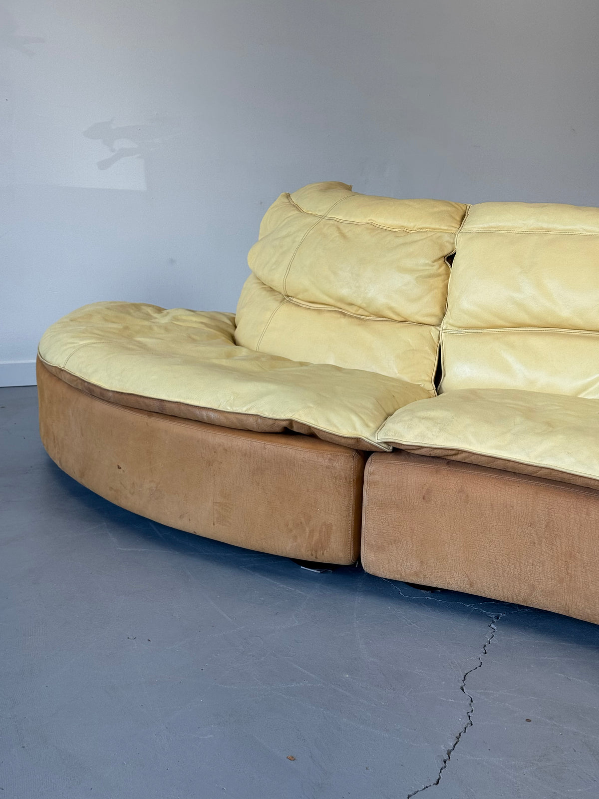 1970s Carlo Bartoli “Bogo” Three-Piece Modular Sofa for Rossi di Albizzate, Italy.