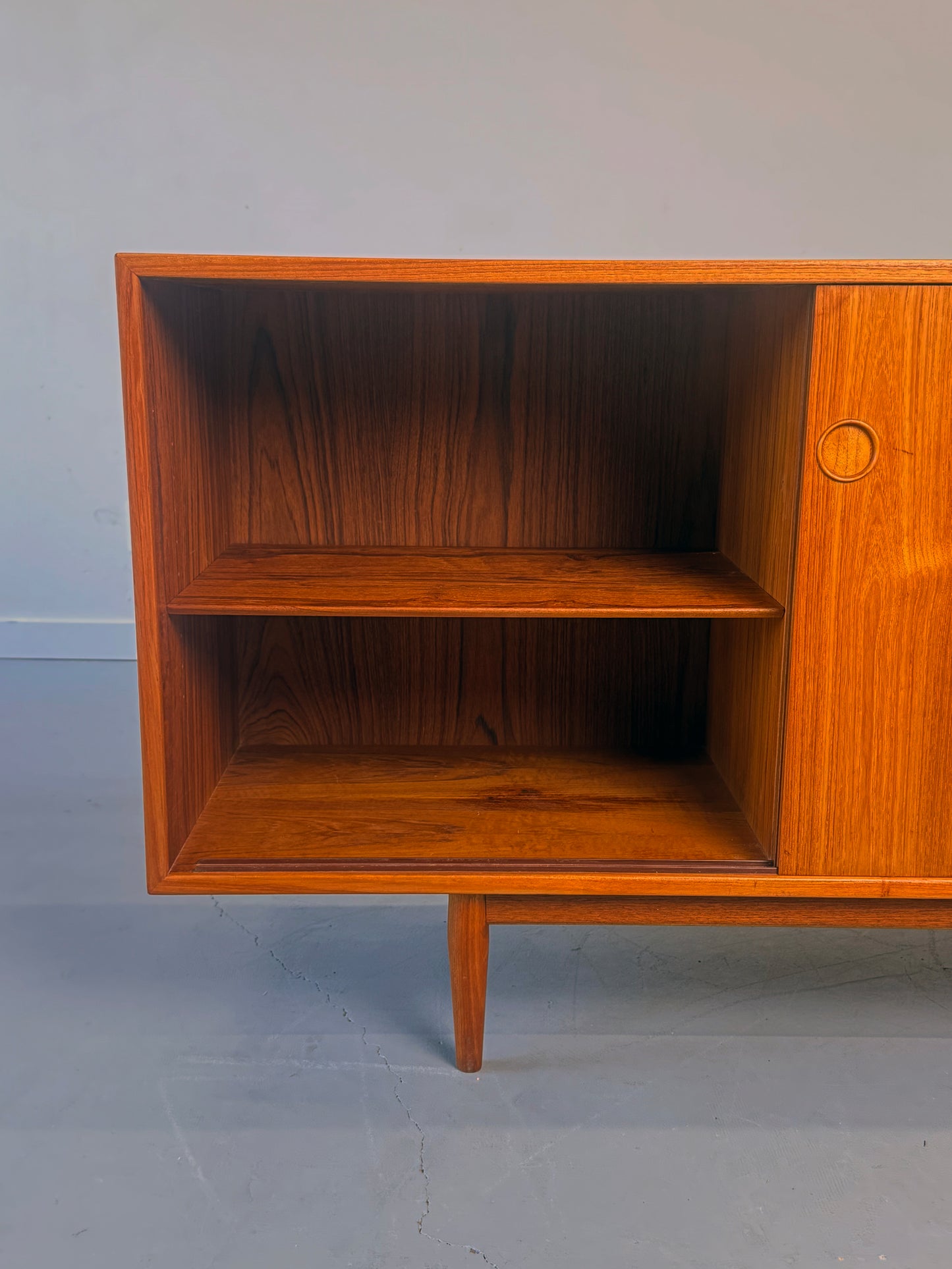 1950s Arne Vodder Model 29A “Triennale” Teak Sideboard for Sibast, Denmark.