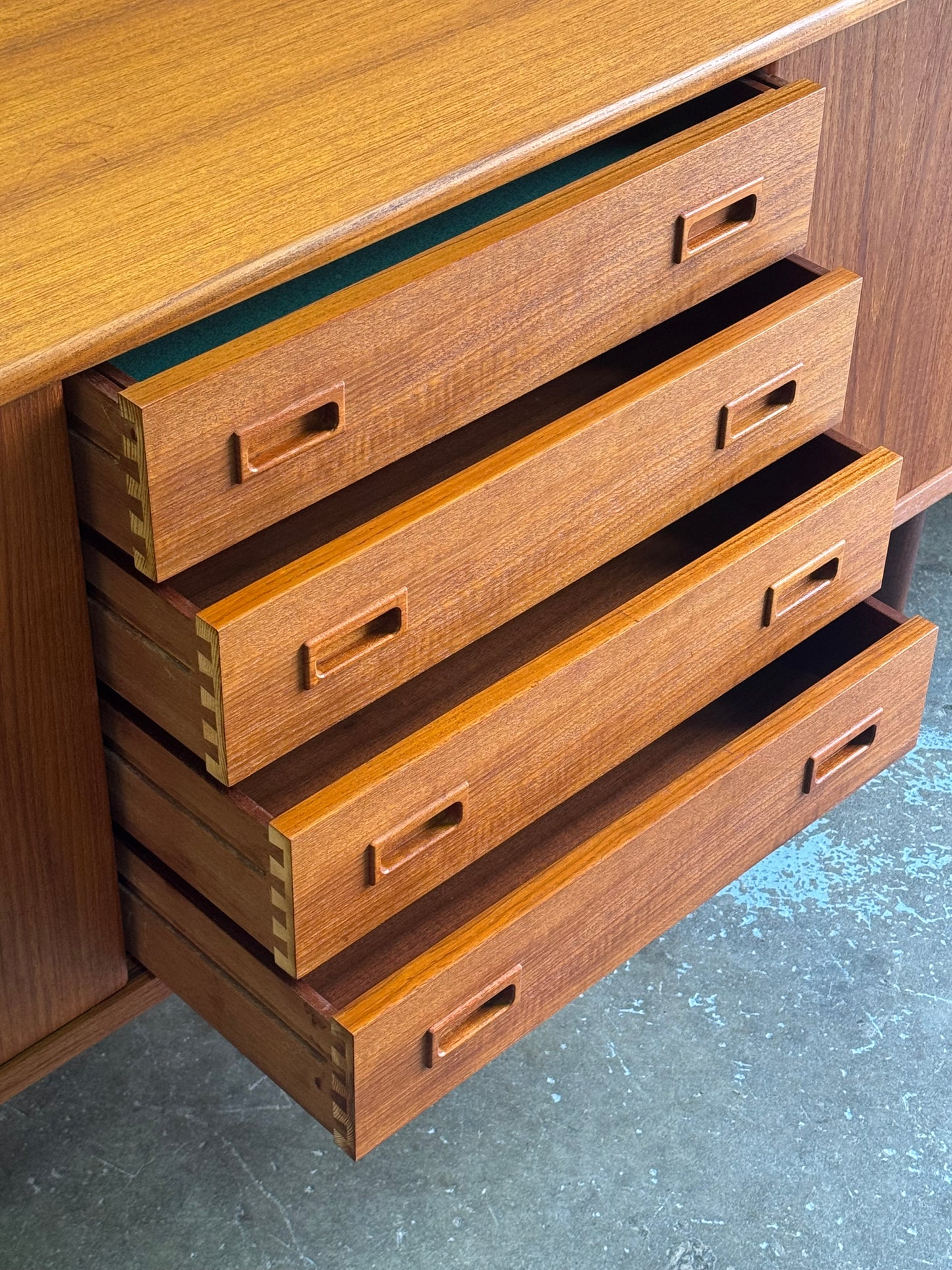 1960s Credenza by Jydsk Møbelindustri in teak