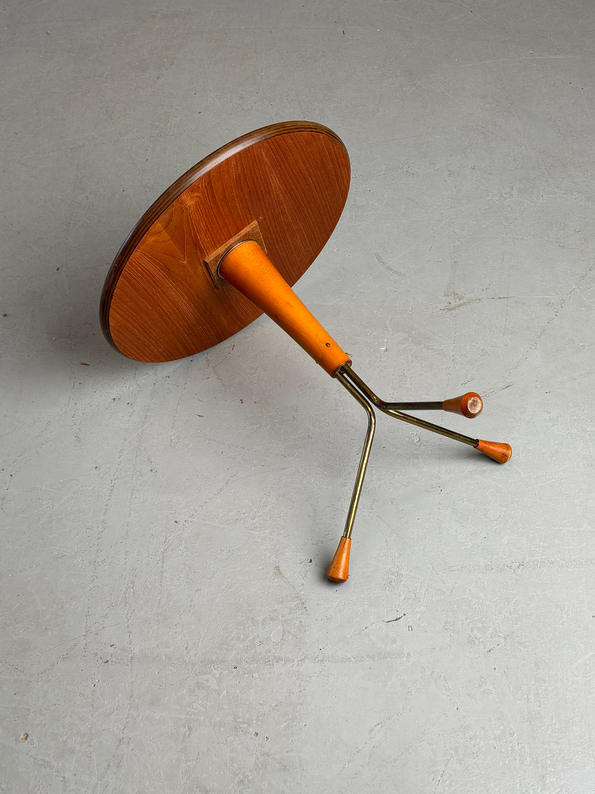 1950s Albert Larsson Model 99 “Albertsbordet” Teak Side Table for Alberts Tibro, Sweden.