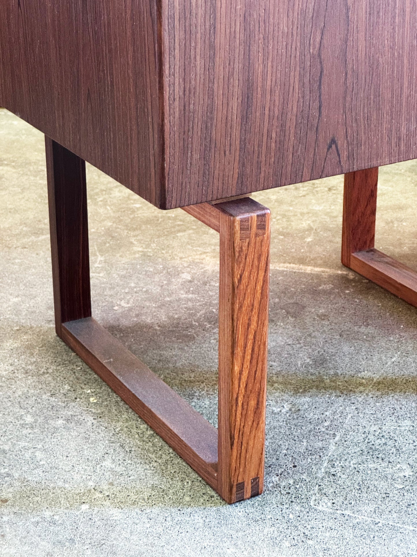 1960s Planter Table by Kai Kristiansen for Salin Mobler in teak and rosewood