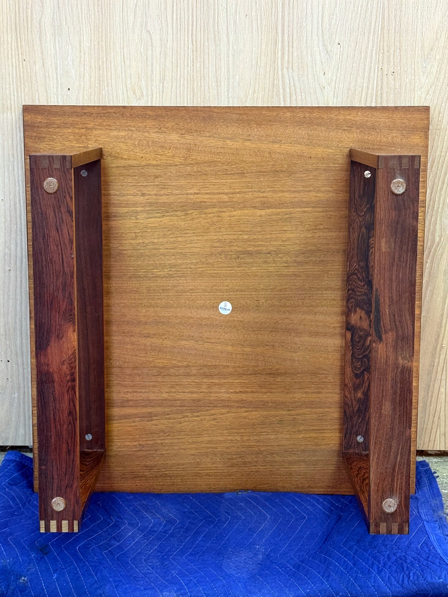 1960s Parquetry Coffee Table Square by Poul Cadovius for France and Son in rosewood