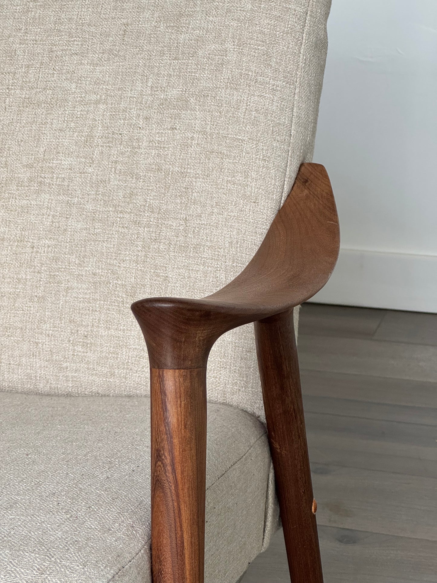 1960s Klarinett Loveseat by Adolf Relling & Rolf Rastad for Gustav Bahus in Solid Teak