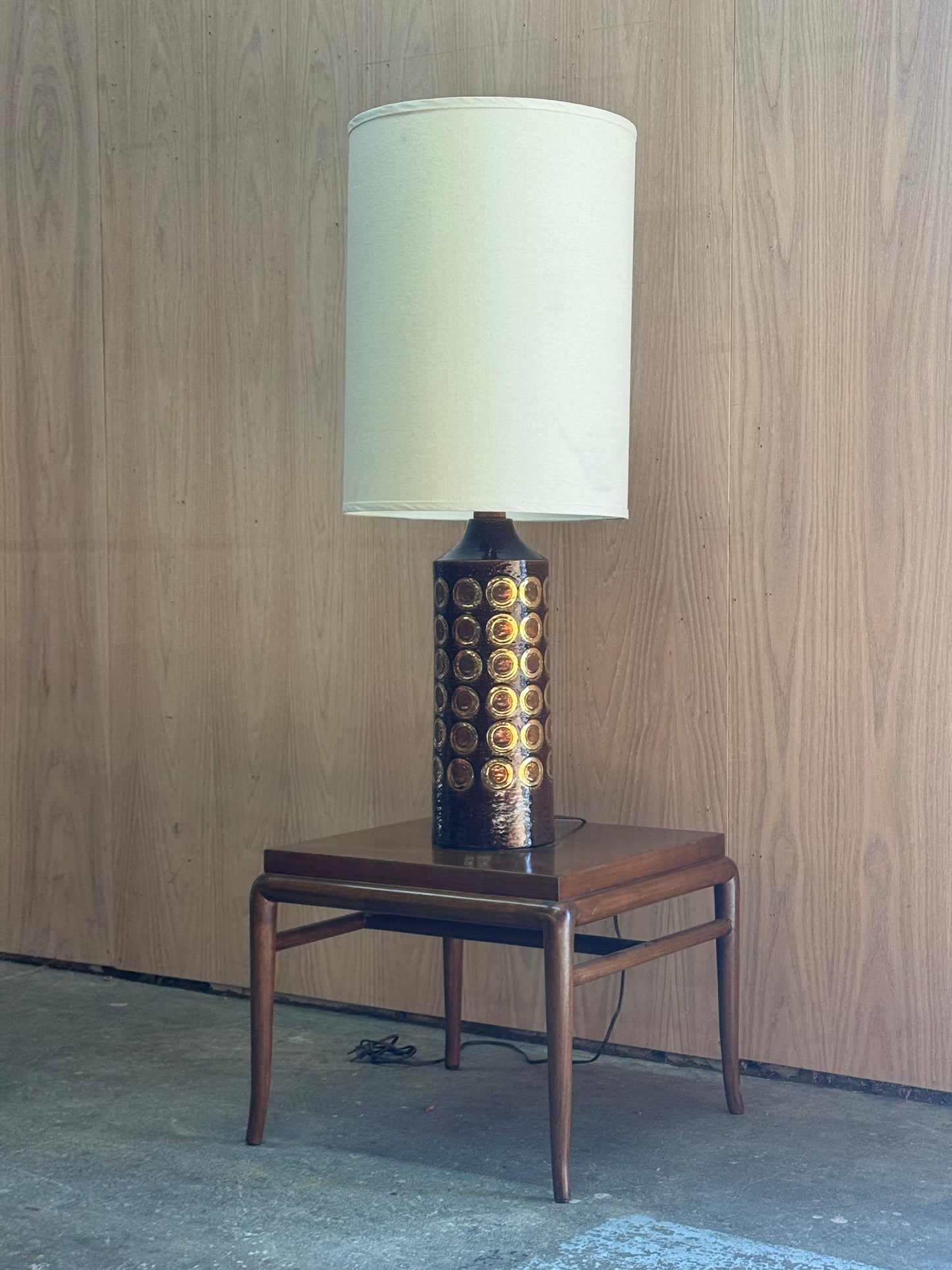 1970s Table Lamp by Bitossi Ceramiche in glazed ceramic