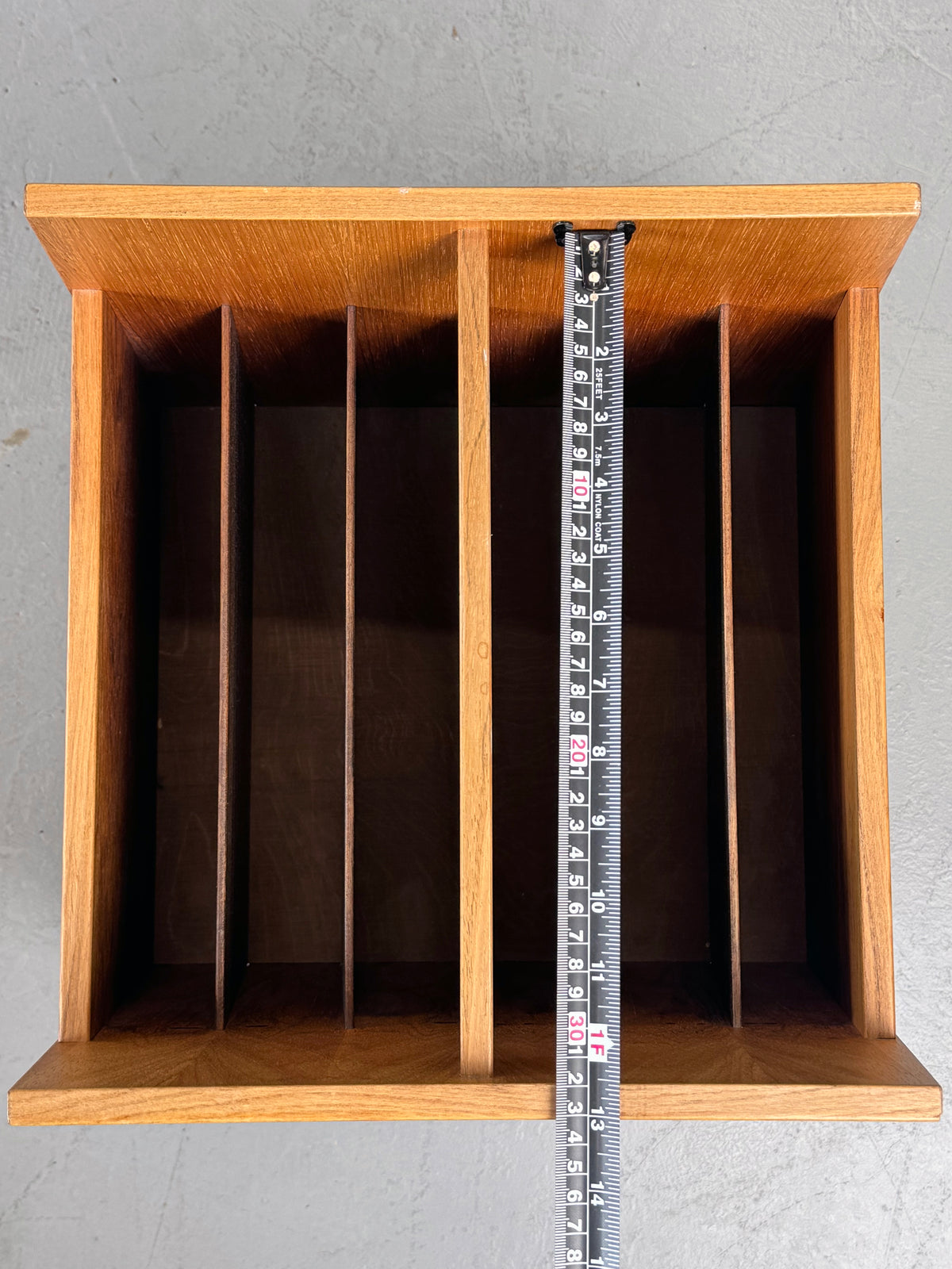1960s Rolf Hesland Record Caddy for Bruksbo by Bagn Møbelindustri, Norway.