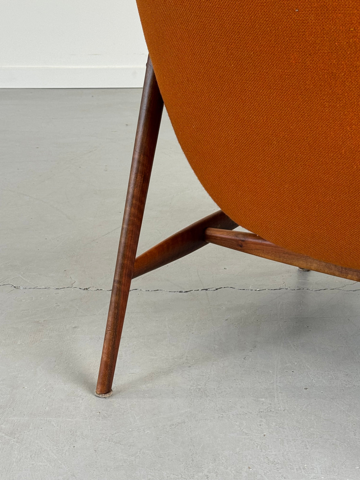 1950s High-Back Lounge Chair by Rastad & Relling for Dokka Møbler in Teak, Norway.