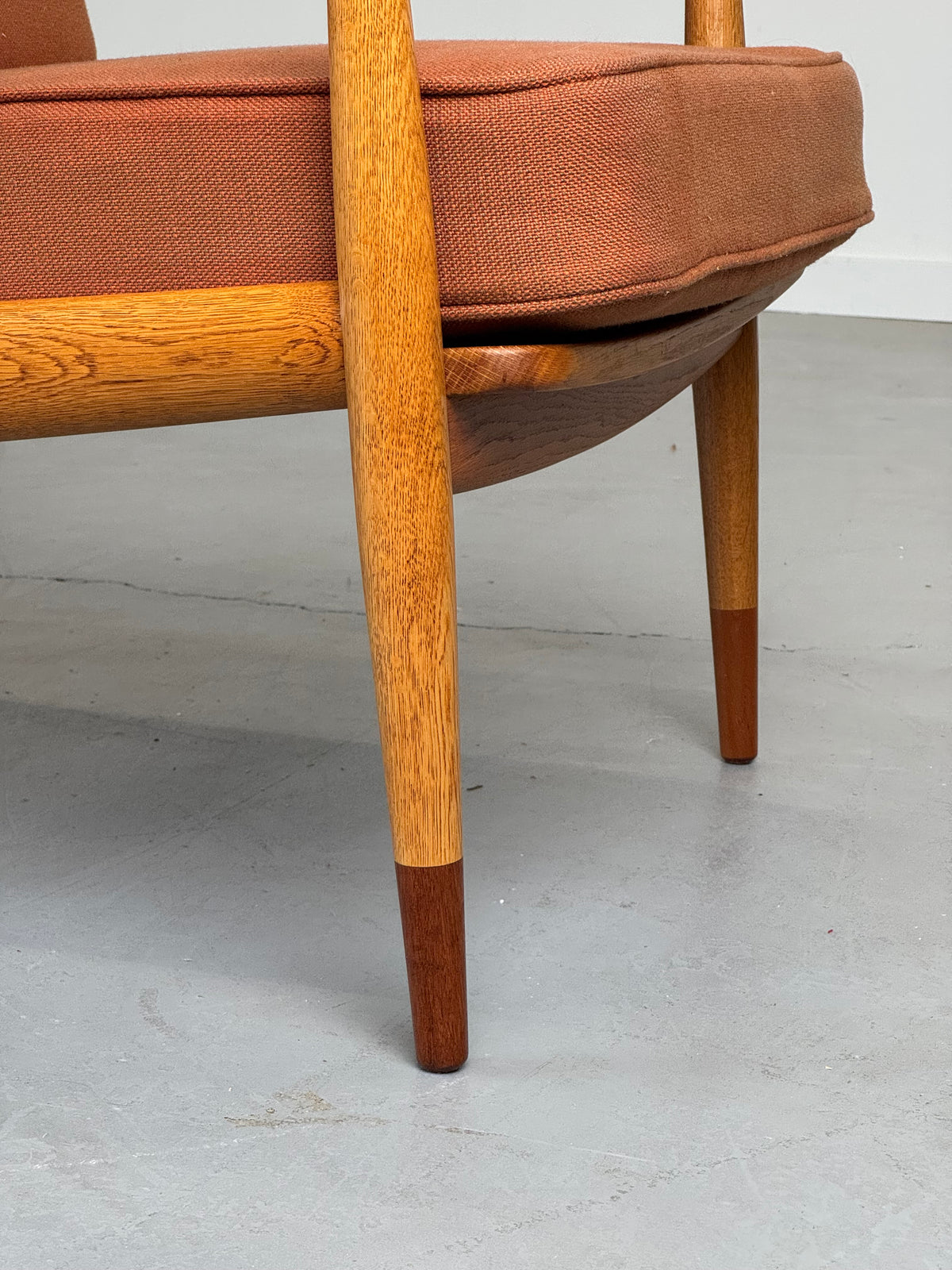 1950s Peter Hvidt & Orla Mølgaard-Nielsen FD 145 Lounge Chair for France & Daverkosen.