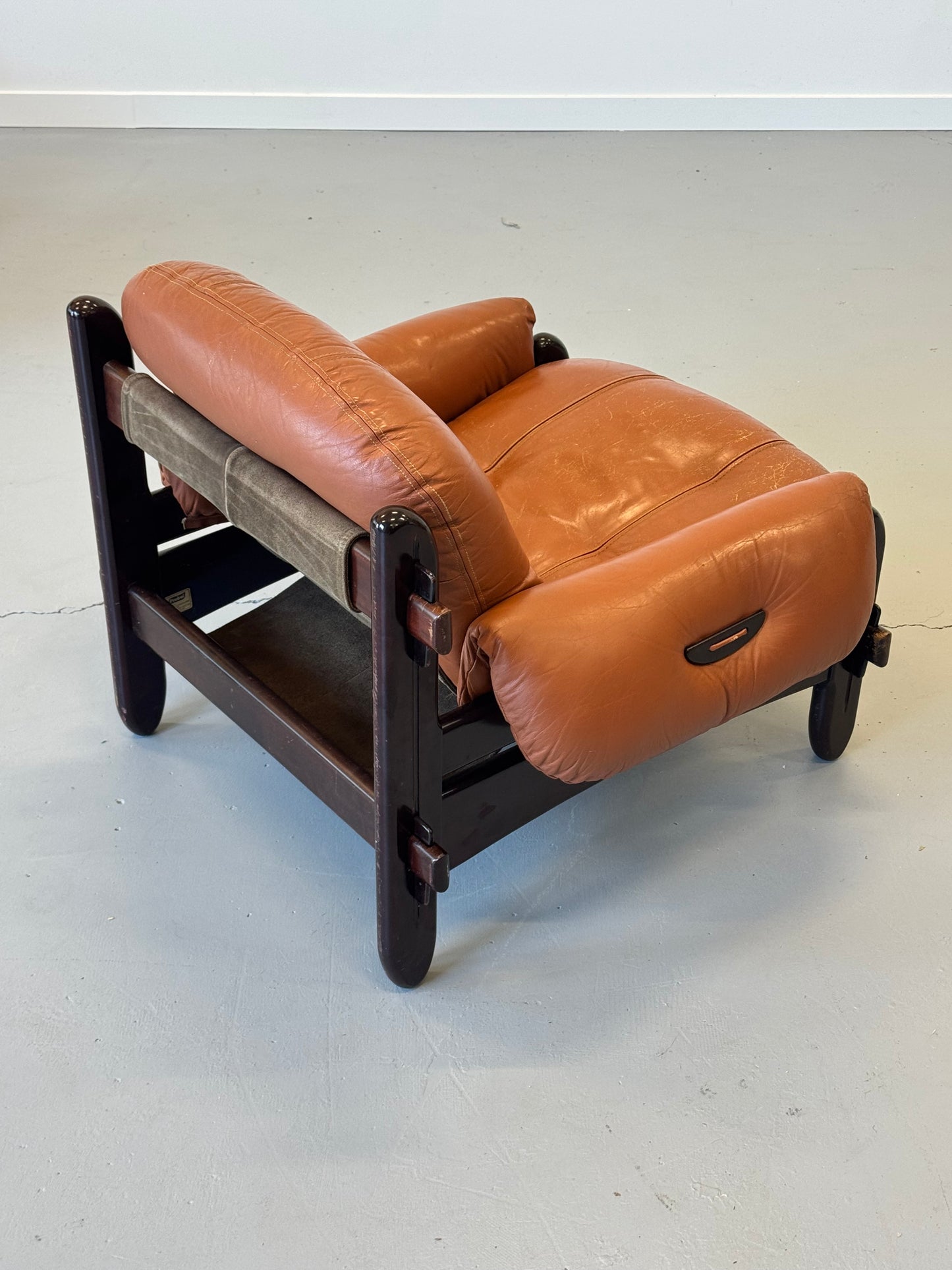 1970s Lounge Chairs by Jean Gillon for Probel, completely original.