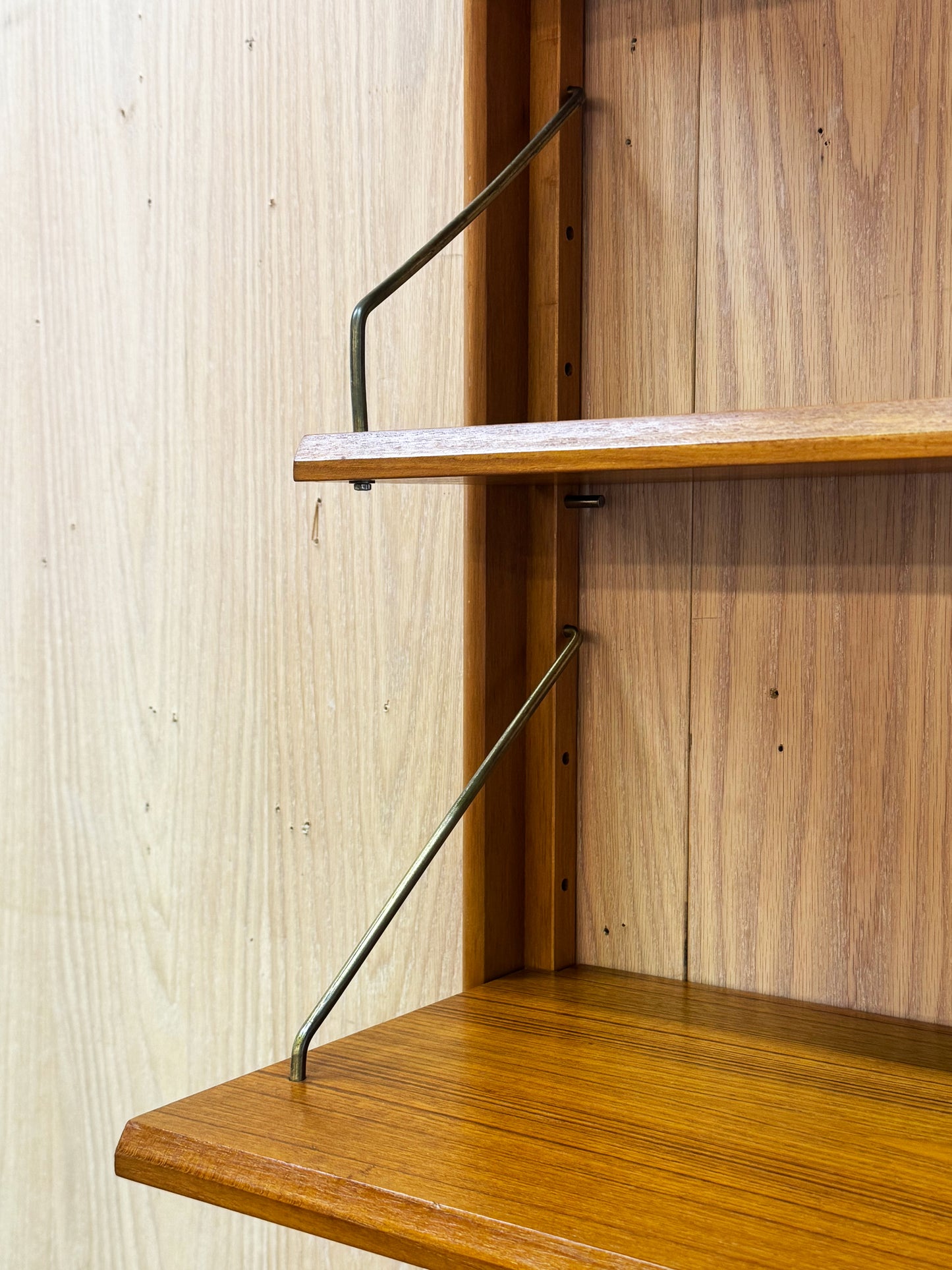 1960s Freestanding Shelving System by Fredrick Kayser in Norwegian Teak