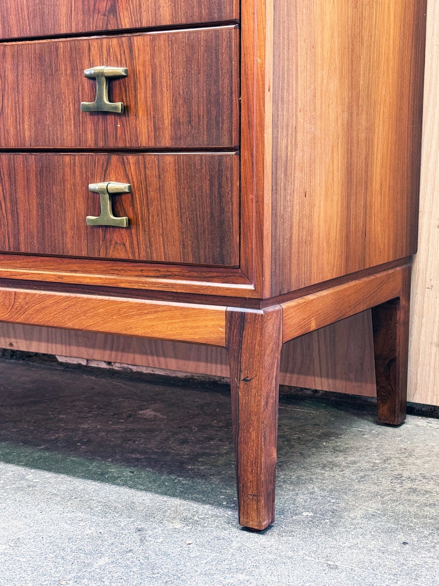 1960s Secretary Bookcase in rosewood