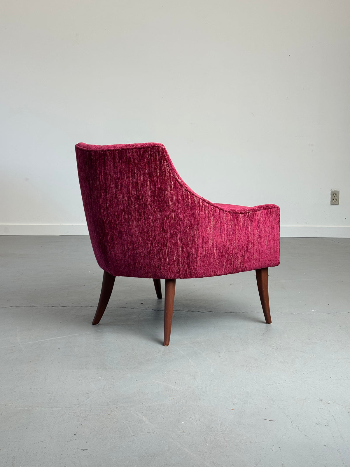 1960s Kroehler “Avant” Lounge Chair in Patterned Upholstery, USA.