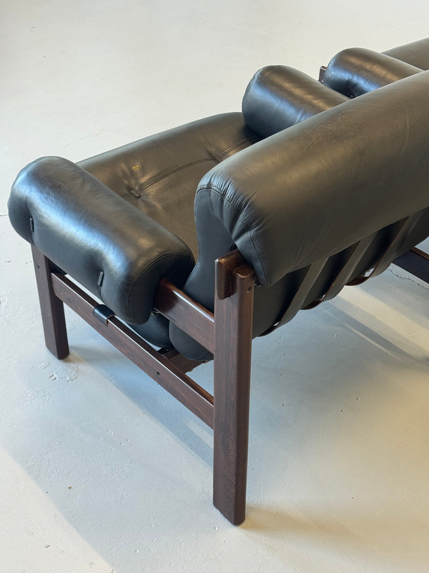 1970s Copa Lounge Chairs by Jean Gillon for Italma in Solid Imbuia
