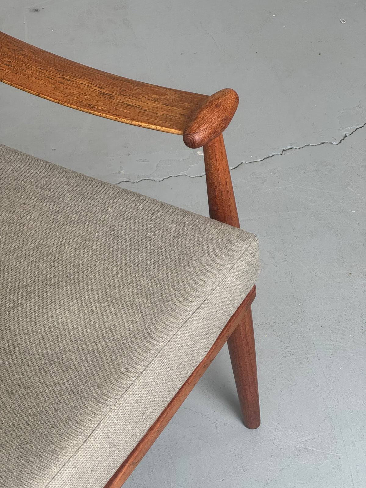 1950s Finn Juhl FD 133 “Spade Chair” for France & Daverkosen in Teak.