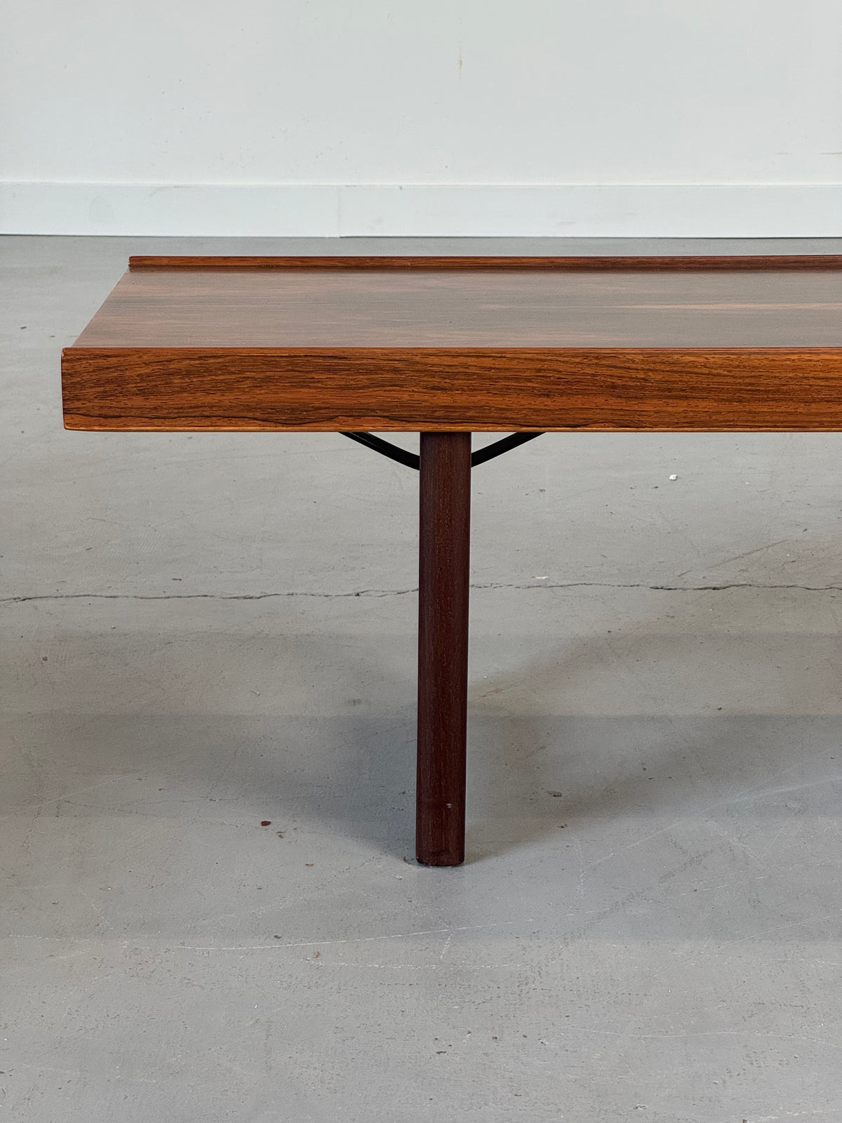 1960s Torbjørn Afdal “Krobo” Rosewood Bench/Coffee Table for Bruksbo, Norway.