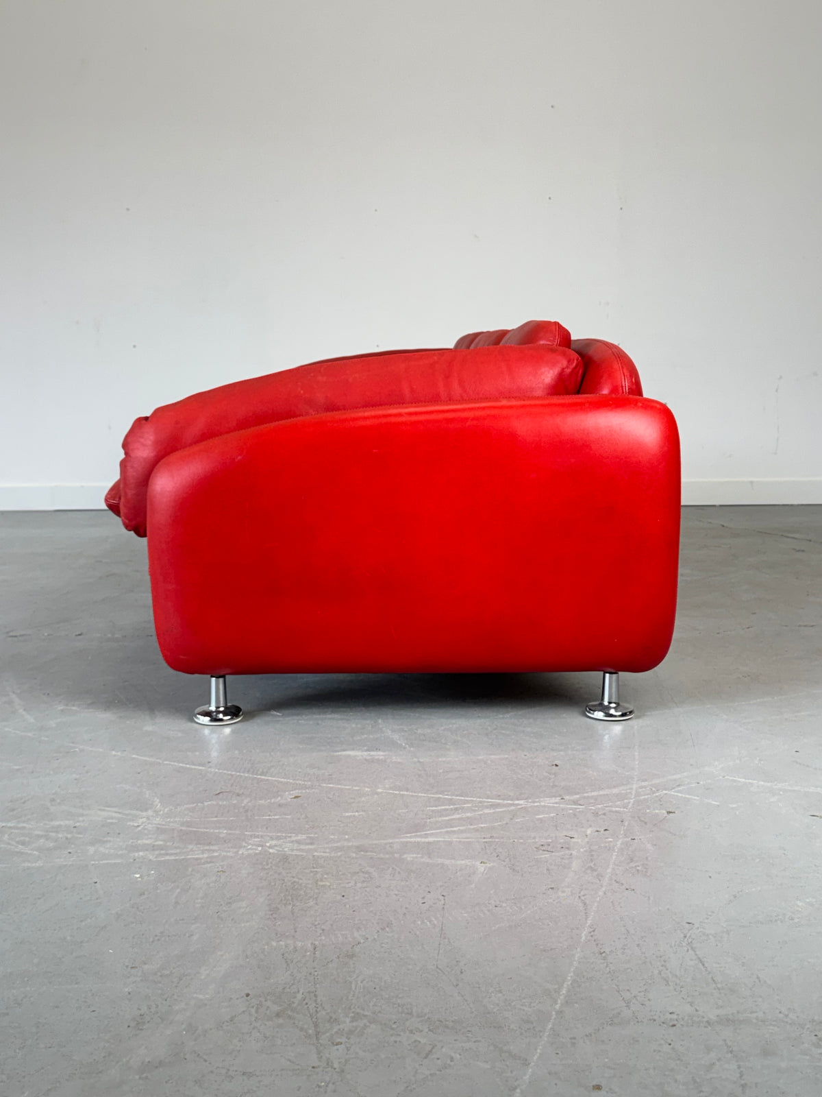 1970s “Concorde” Leather Sofa by Matti Halme for Peem Ltd., Finland