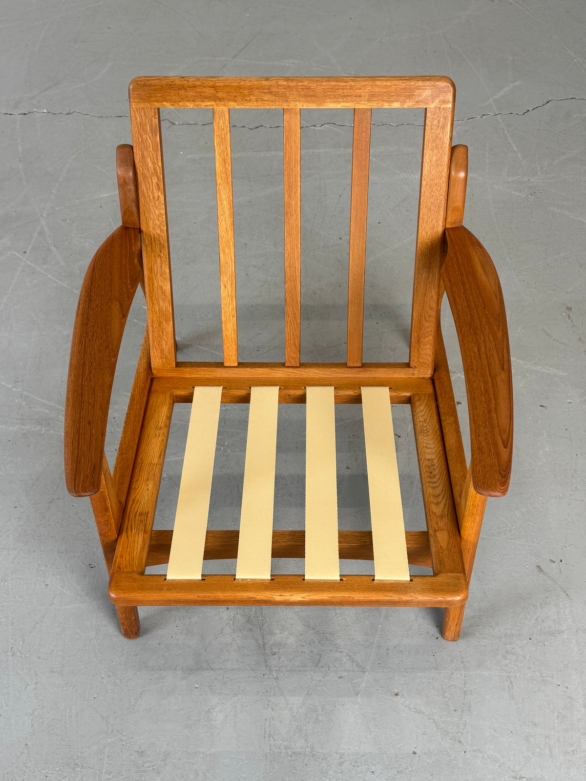 1960s Danish Teak and Oak Lounge Chair