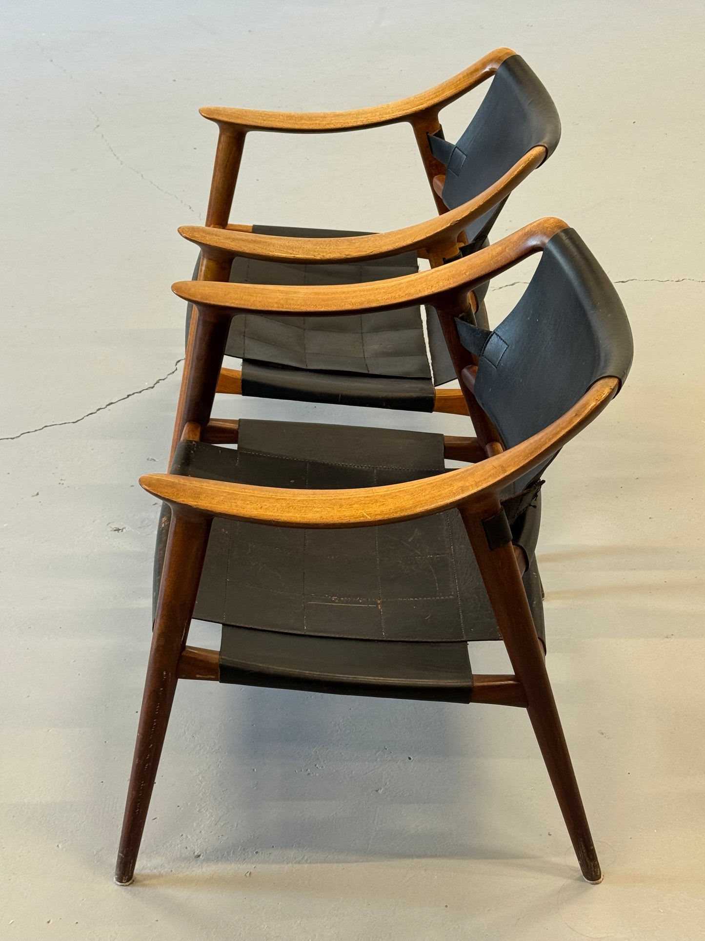 1950s "Bambi" Lounge Chairs Model 56 by Rastad & Relling