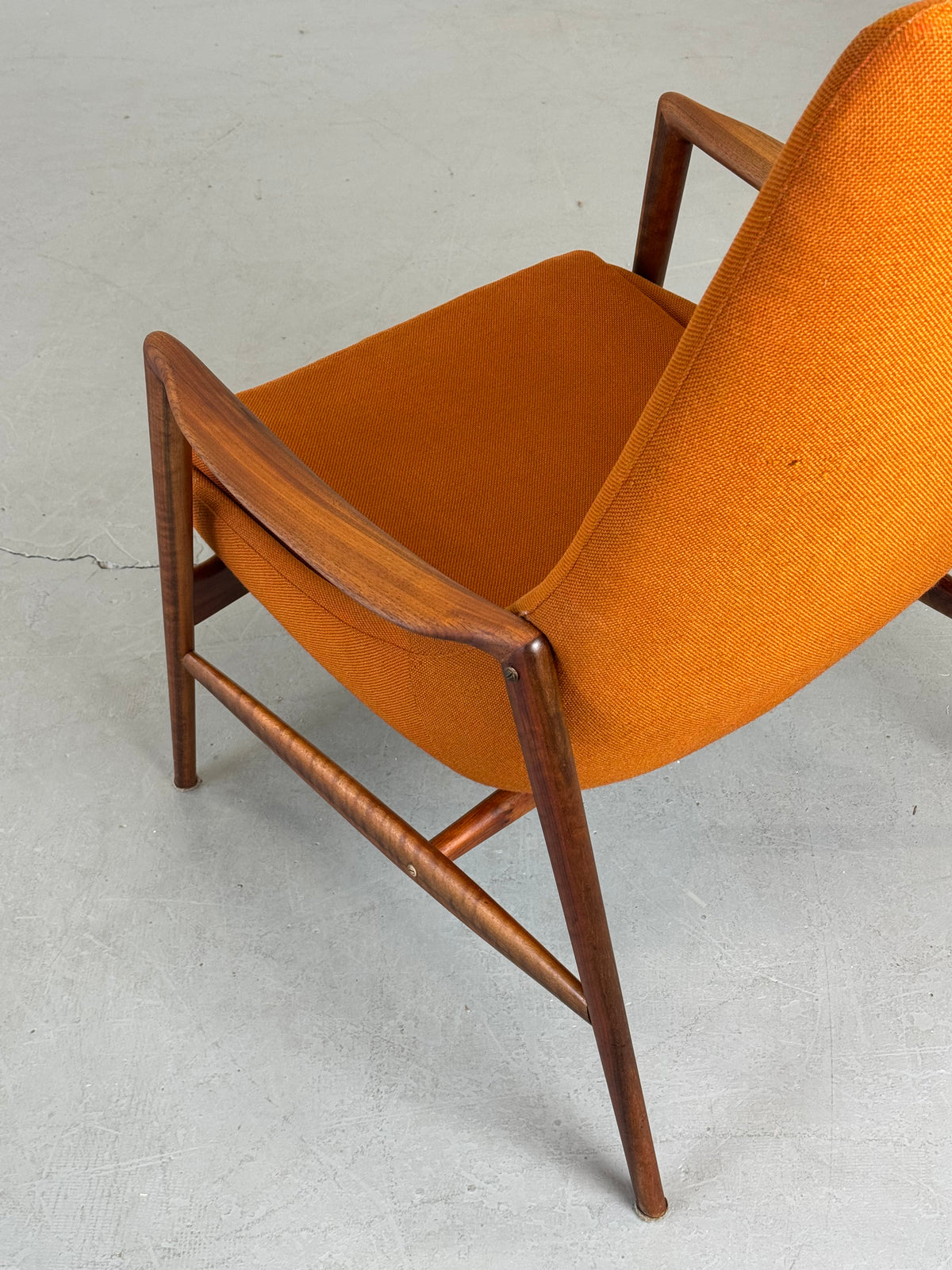 1950s High-Back Lounge Chair by Rastad & Relling for Dokka Møbler in Teak, Norway.