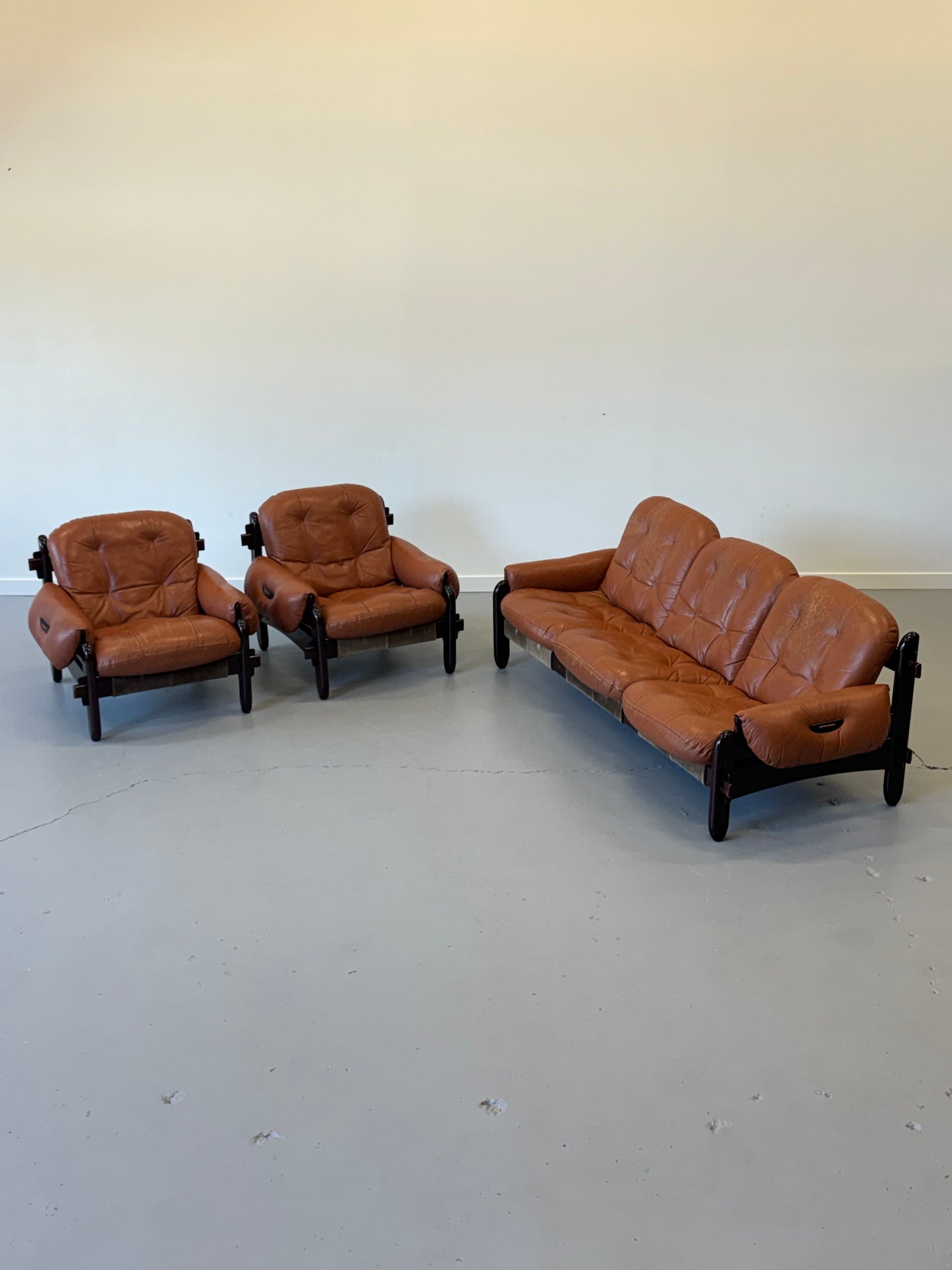 1970s Sofa by Jean Gillon for Probel, completely original.
