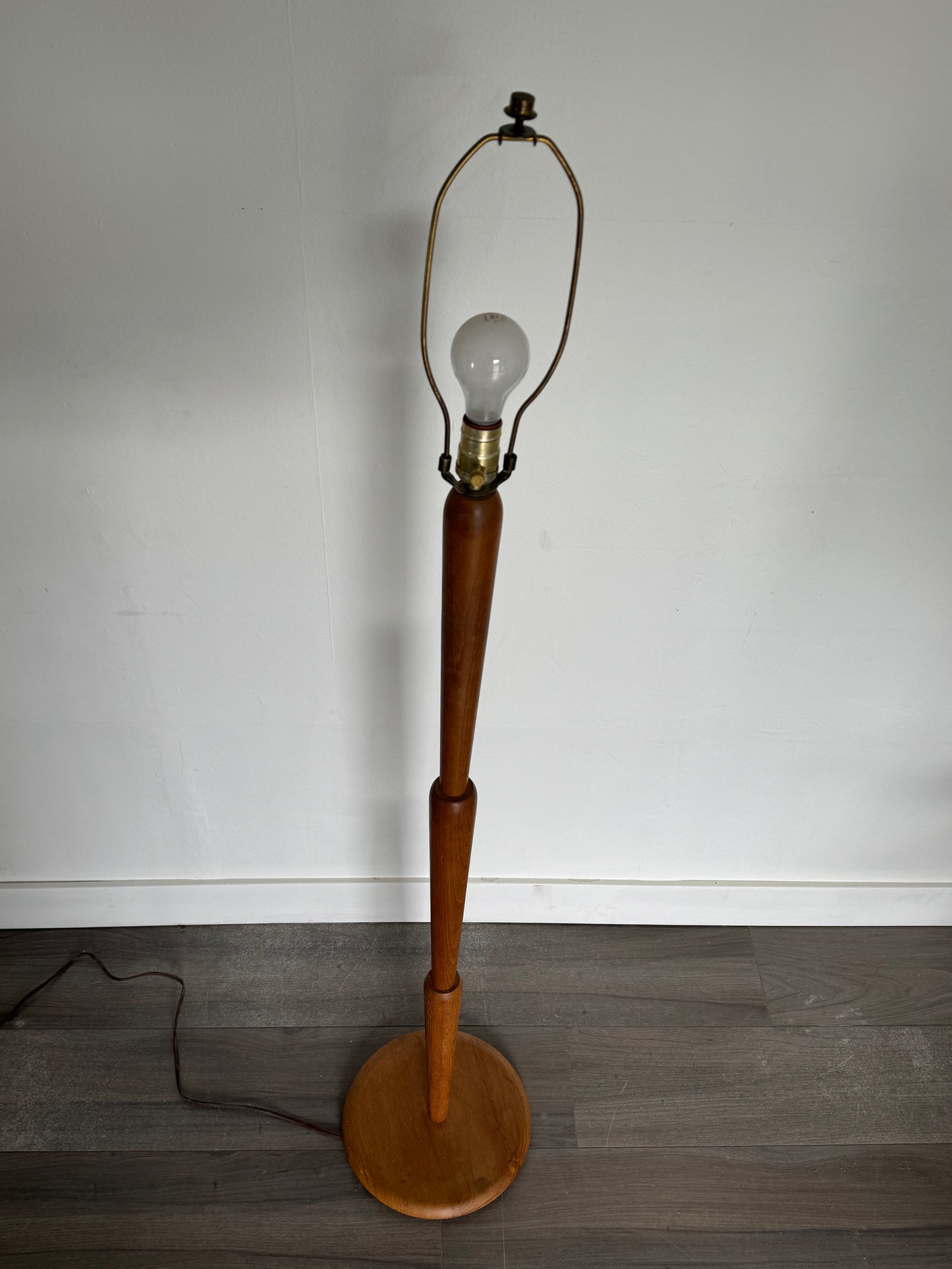 1960s Danish Modern Teak Floor Lamp