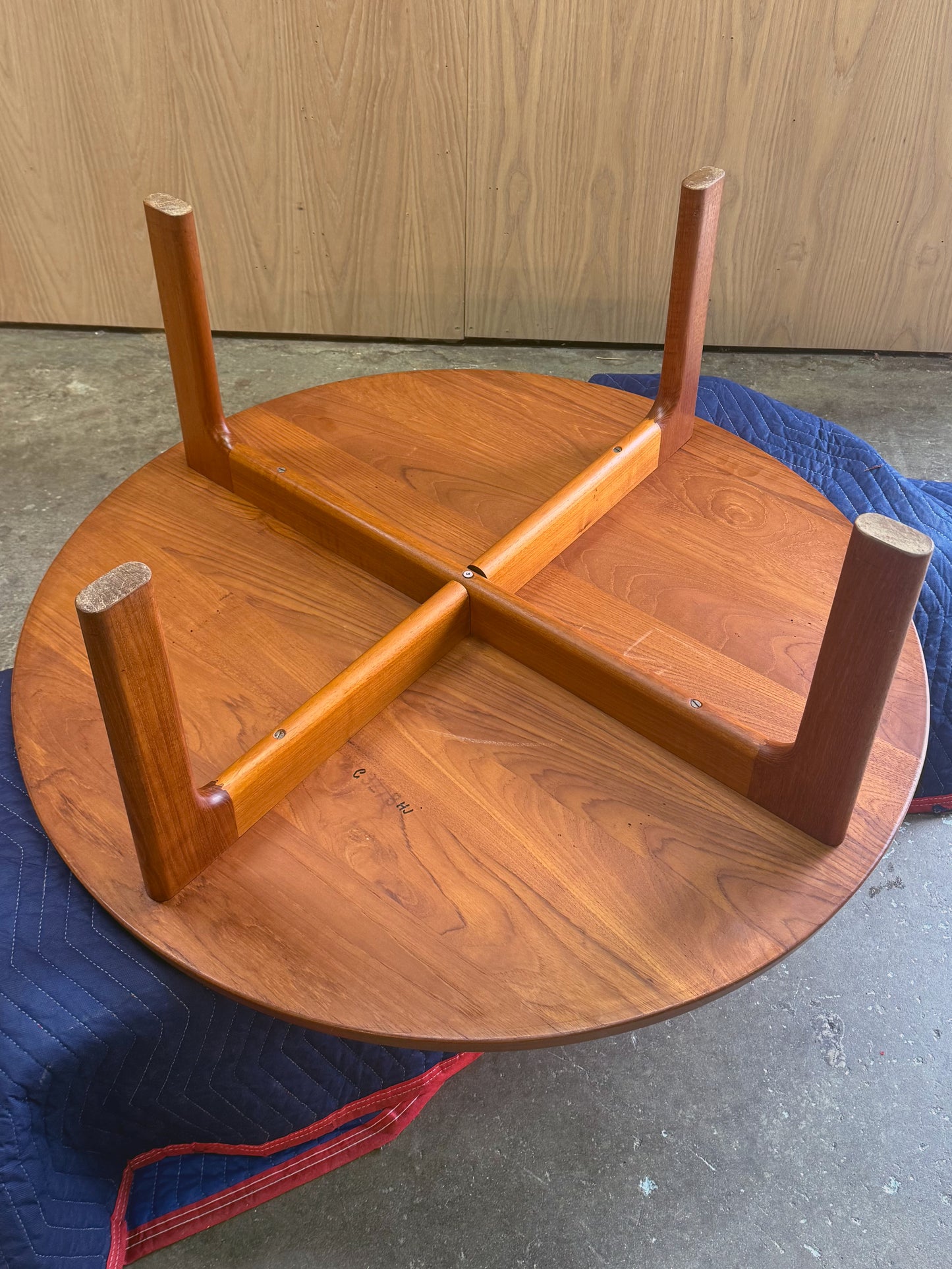 1960s Danish coffee table by Niels Bach in solid teak