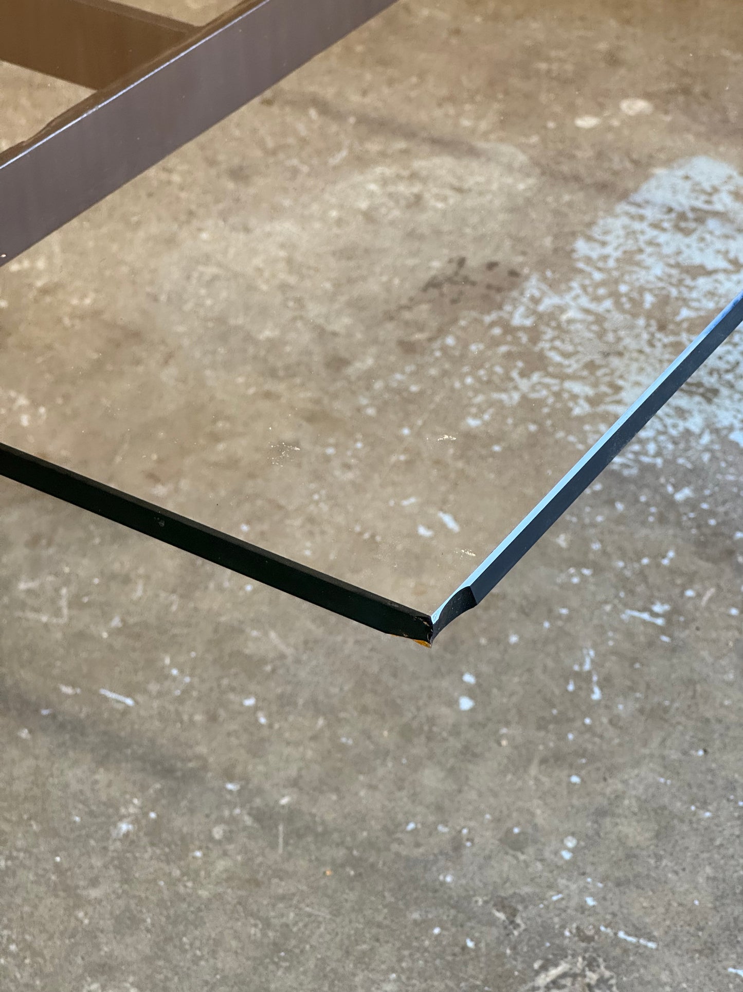 Contemporary PK61 Coffee Table After Poul Kjærholm in glass and steel
