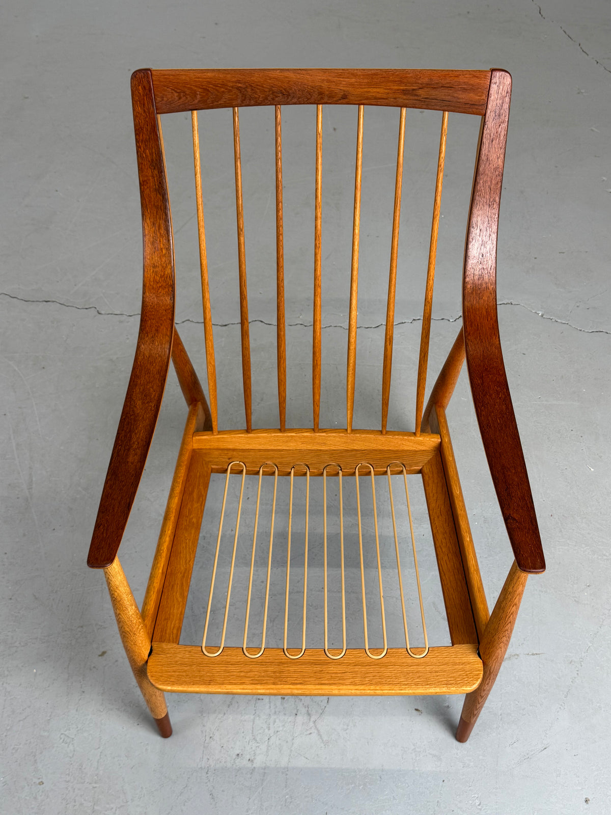 1950s Peter Hvidt & Orla Mølgaard-Nielsen FD 145 Lounge Chair for France & Daverkosen.
