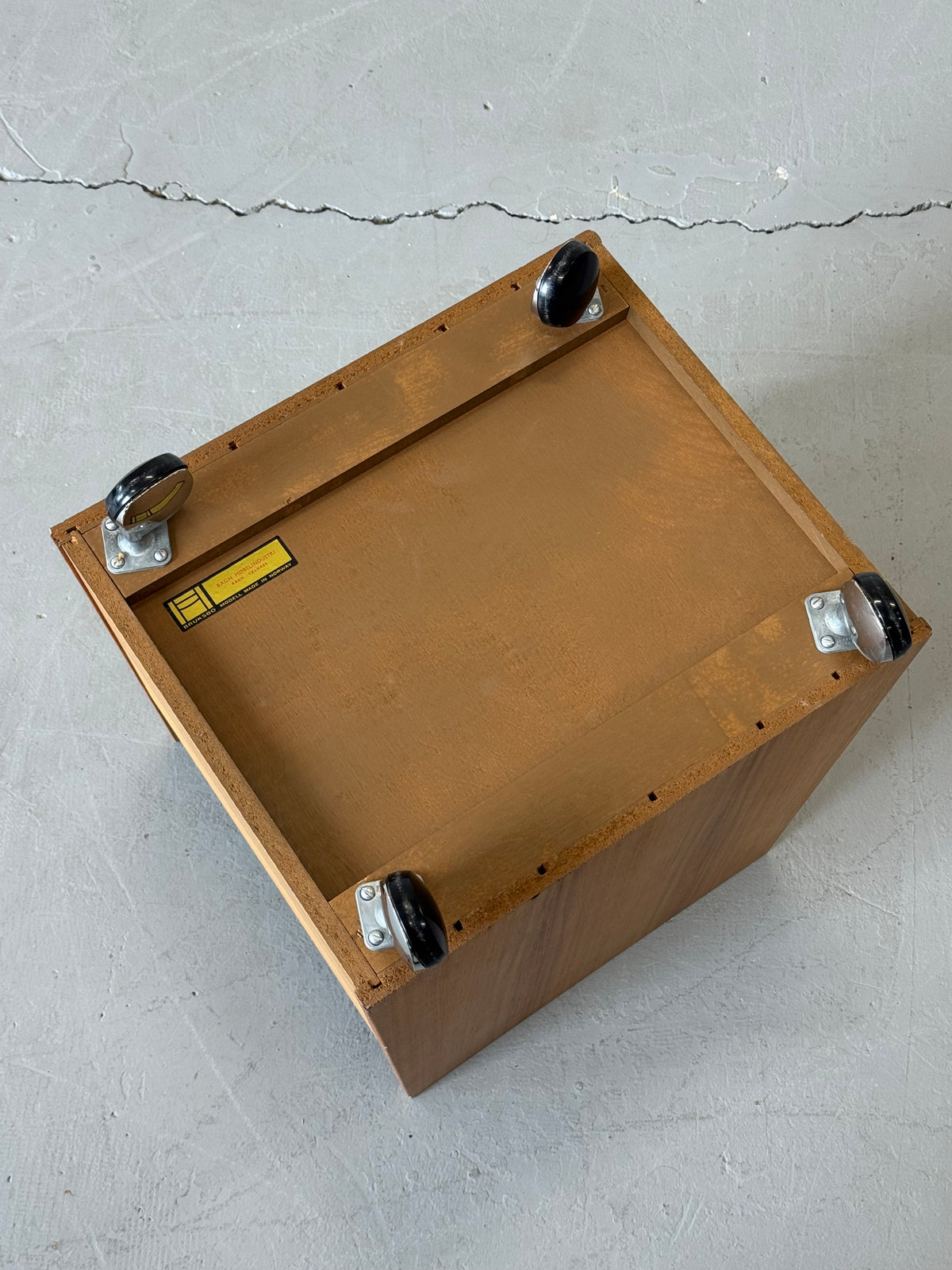1960s Rolf Hesland Record Caddy for Bruksbo by Bagn Møbelindustri, Norway.