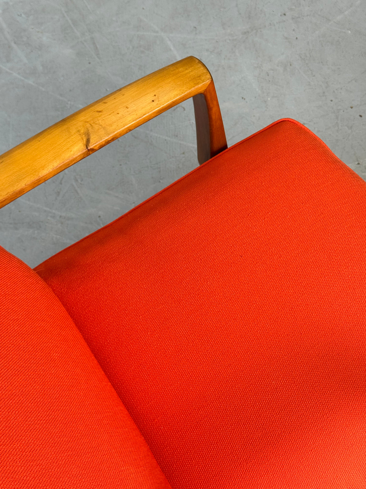 1950s Mid-Century Reclining Lounge Chair with Fold-Out Footrest