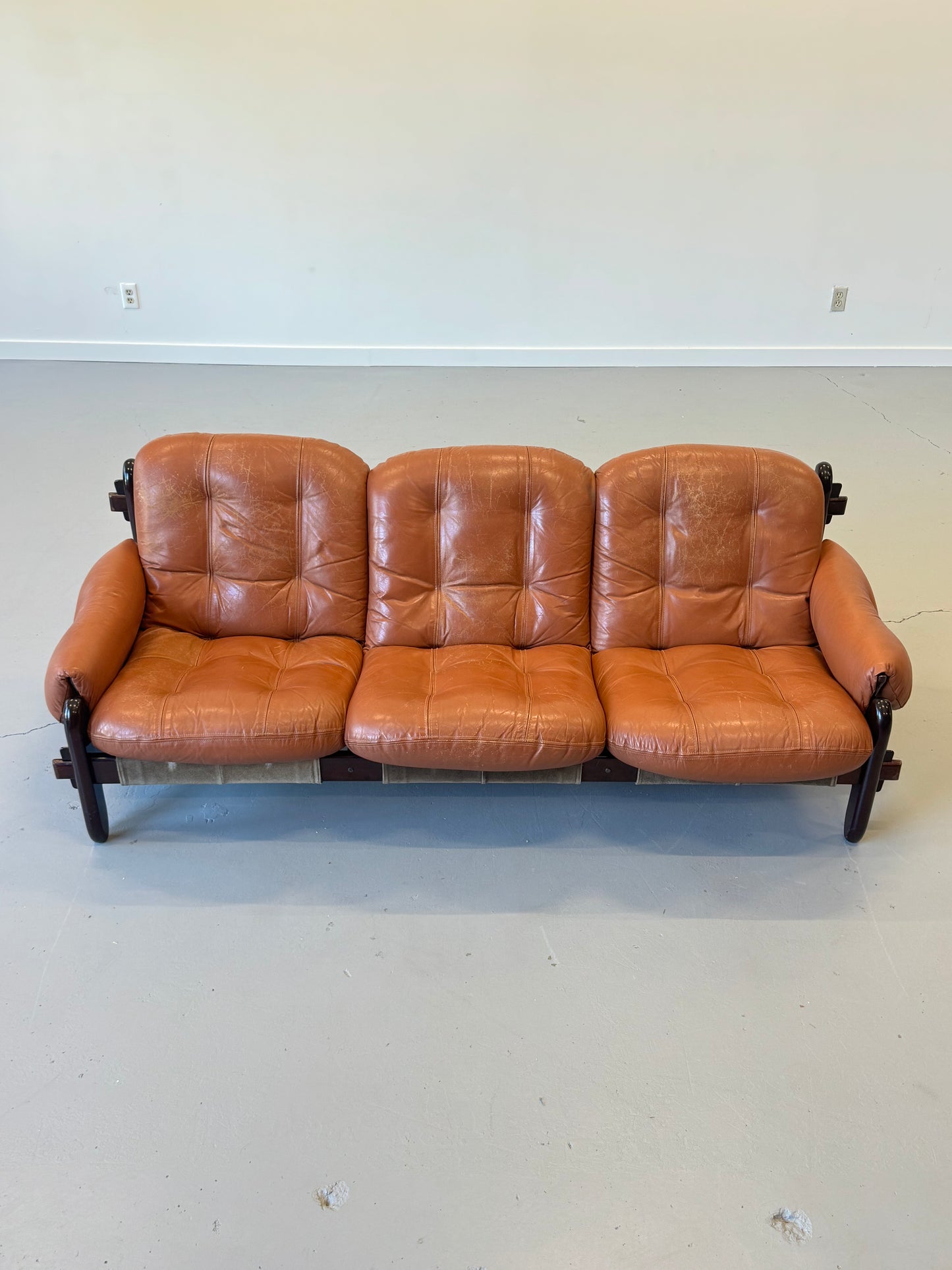 1970s Sofa by Jean Gillon for Probel, completely original.