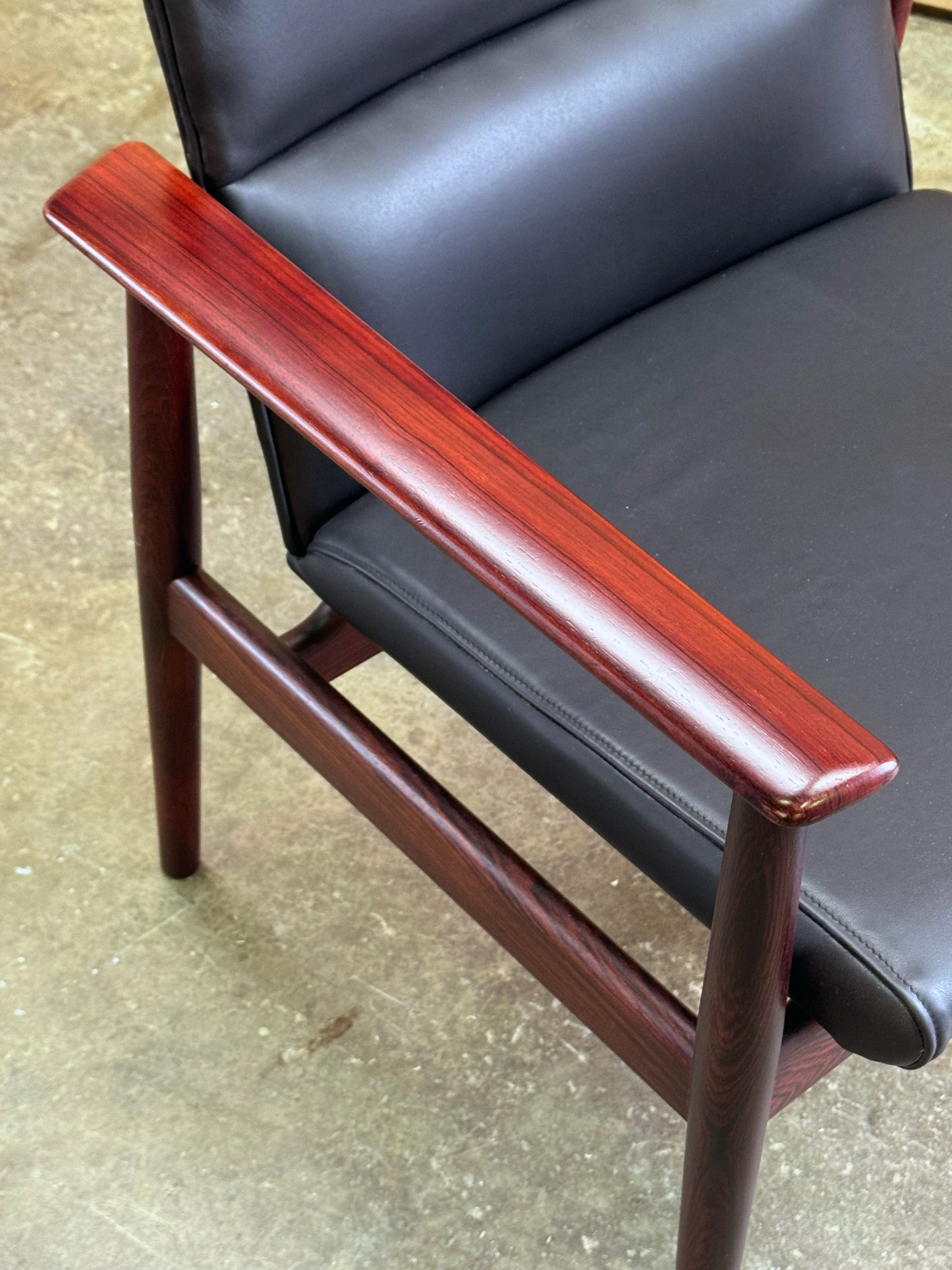 1960s pair of Occasional chairs by Arne Vodder for Sibast in Brazilian rosewood