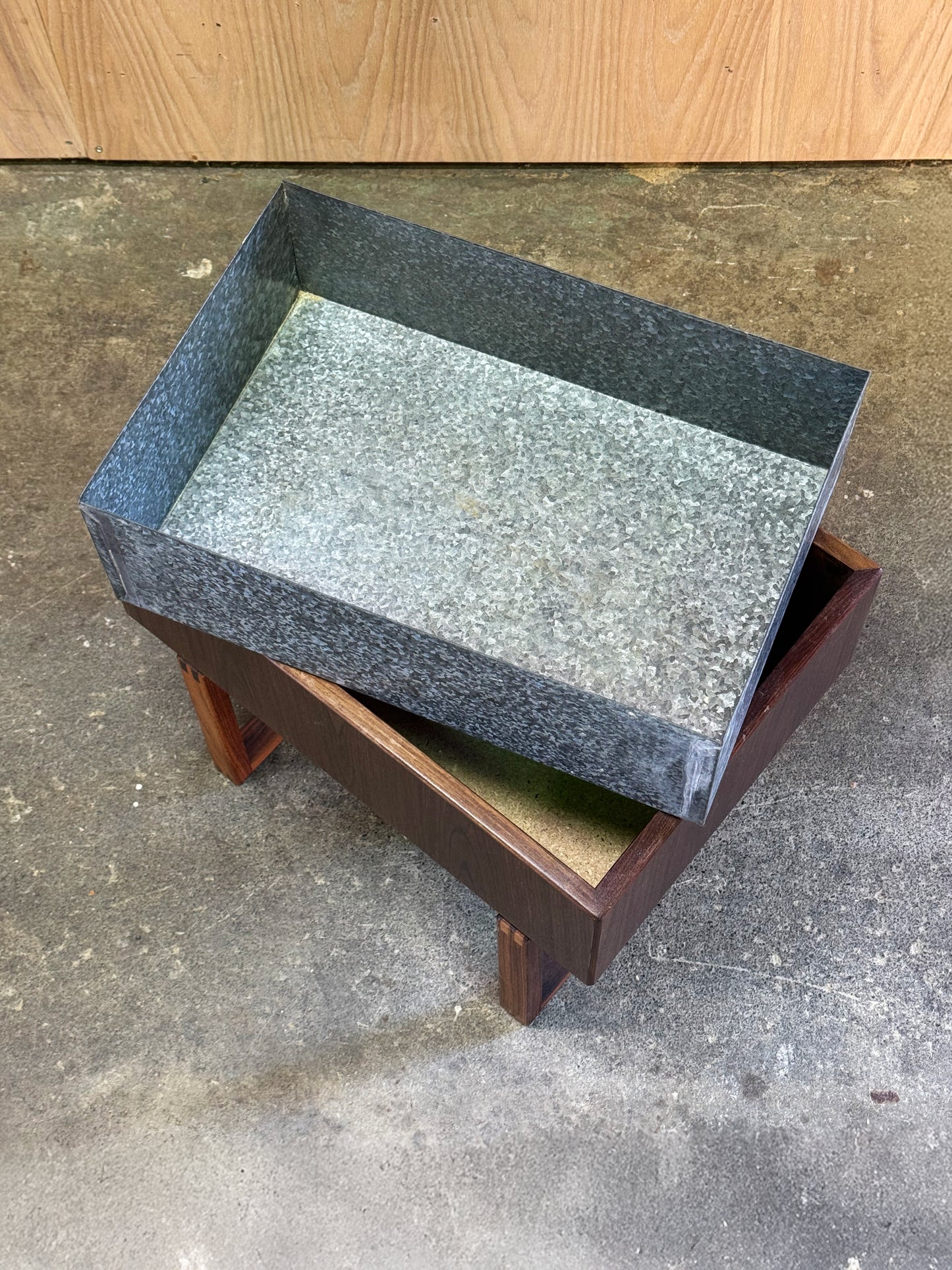 1960s Planter Table by Kai Kristiansen for Salin Mobler in teak and rosewood